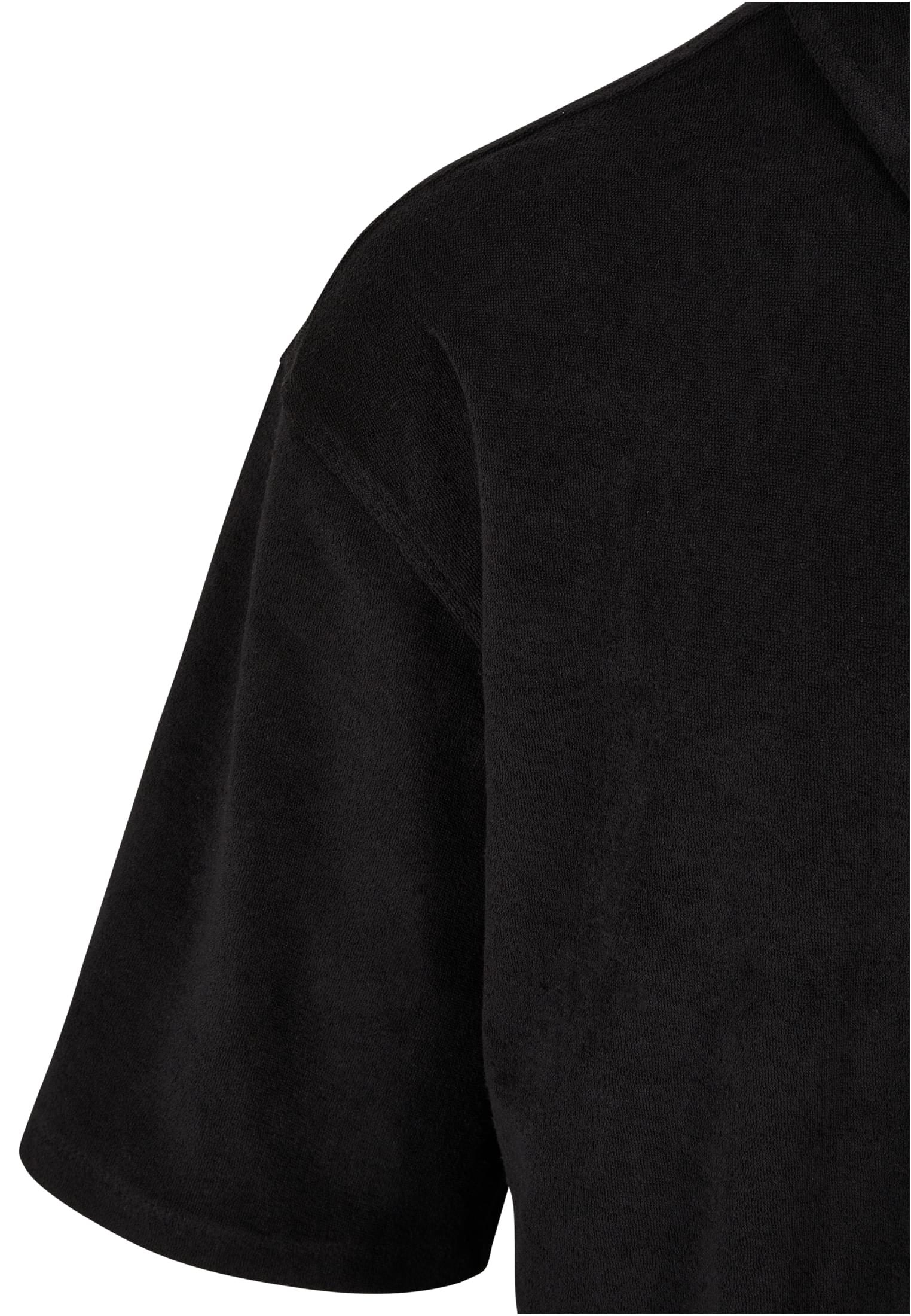 Boxy Towel Shirt | black