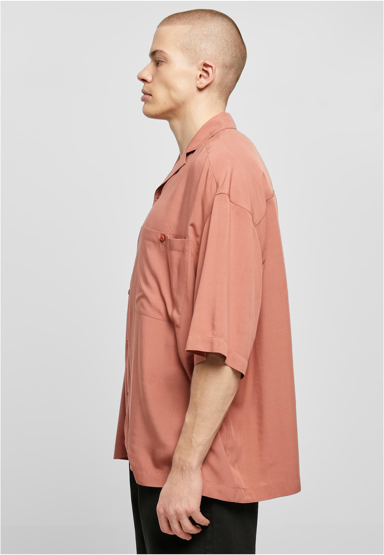 Oversized Resort Shirt | terracotta