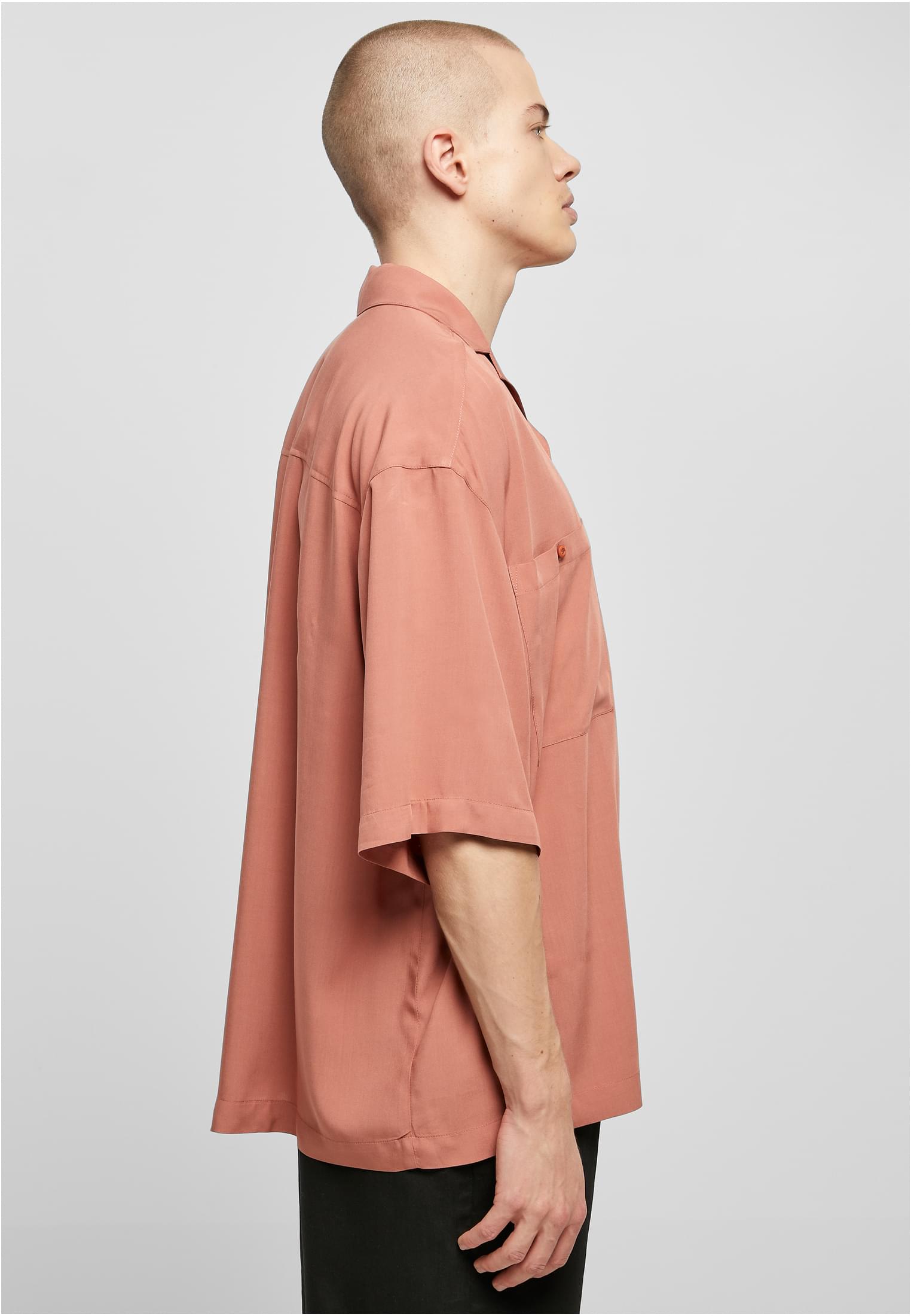 Oversized Resort Shirt | terracotta