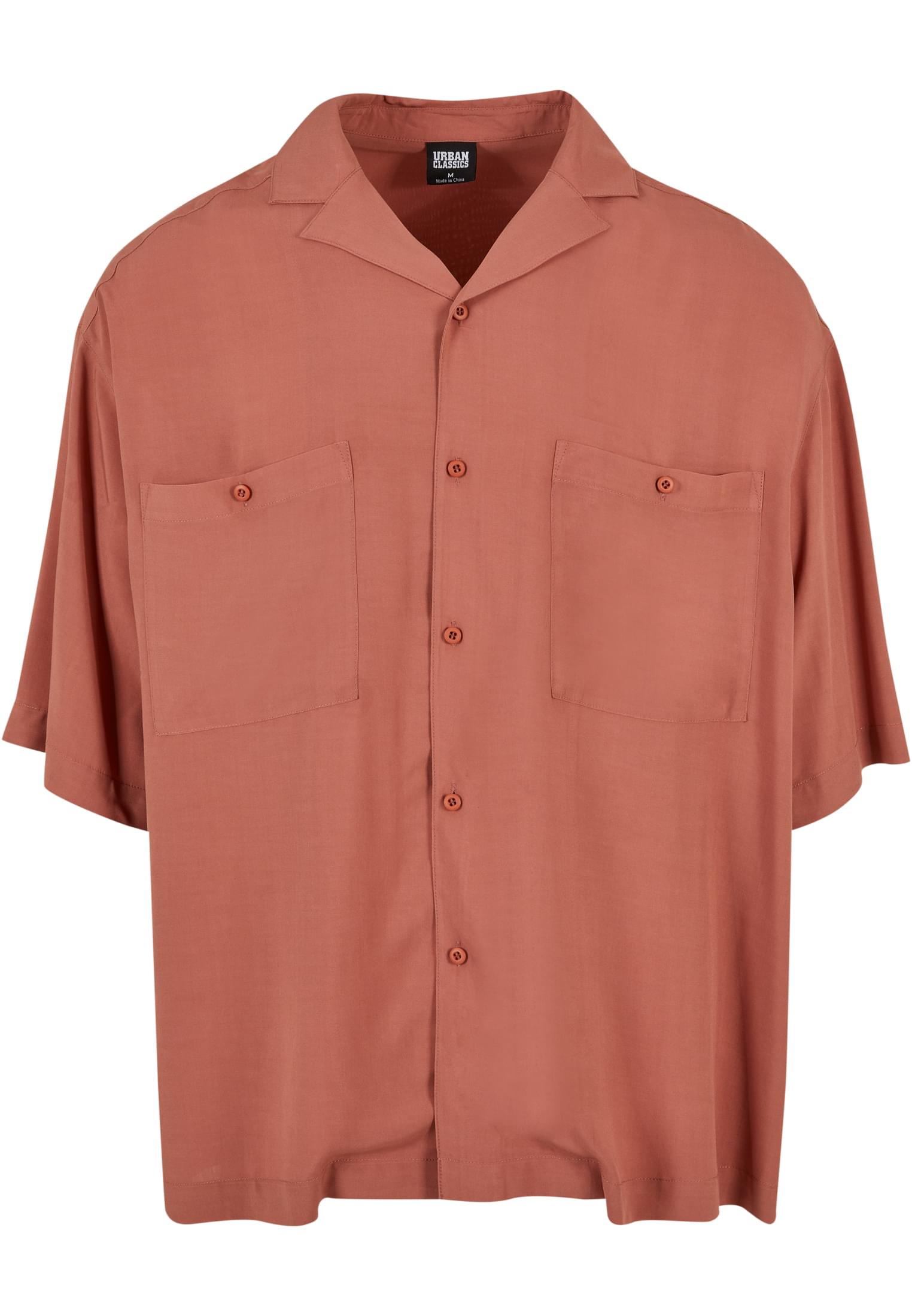 Oversized Resort Shirt | terracotta