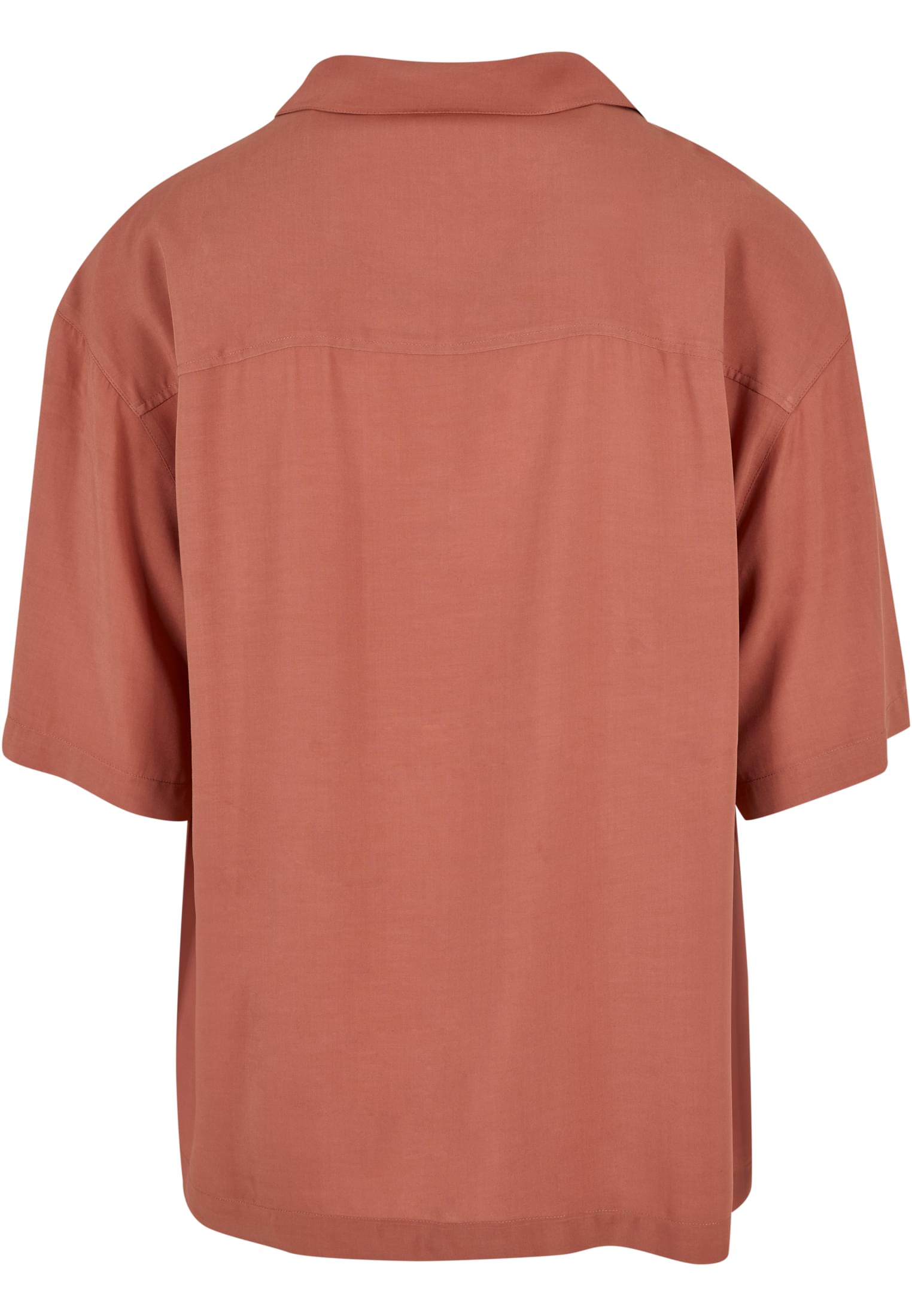 Oversized Resort Shirt | terracotta