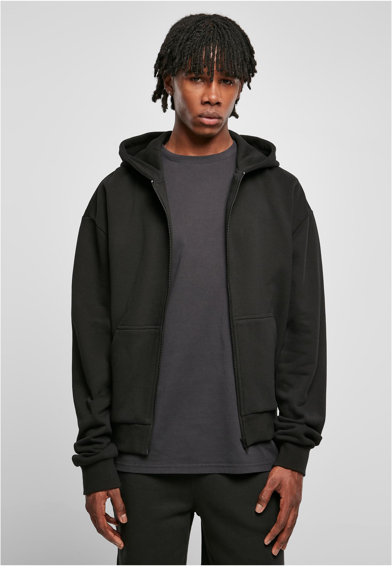 Ultra Heavy Zip Hoody | black