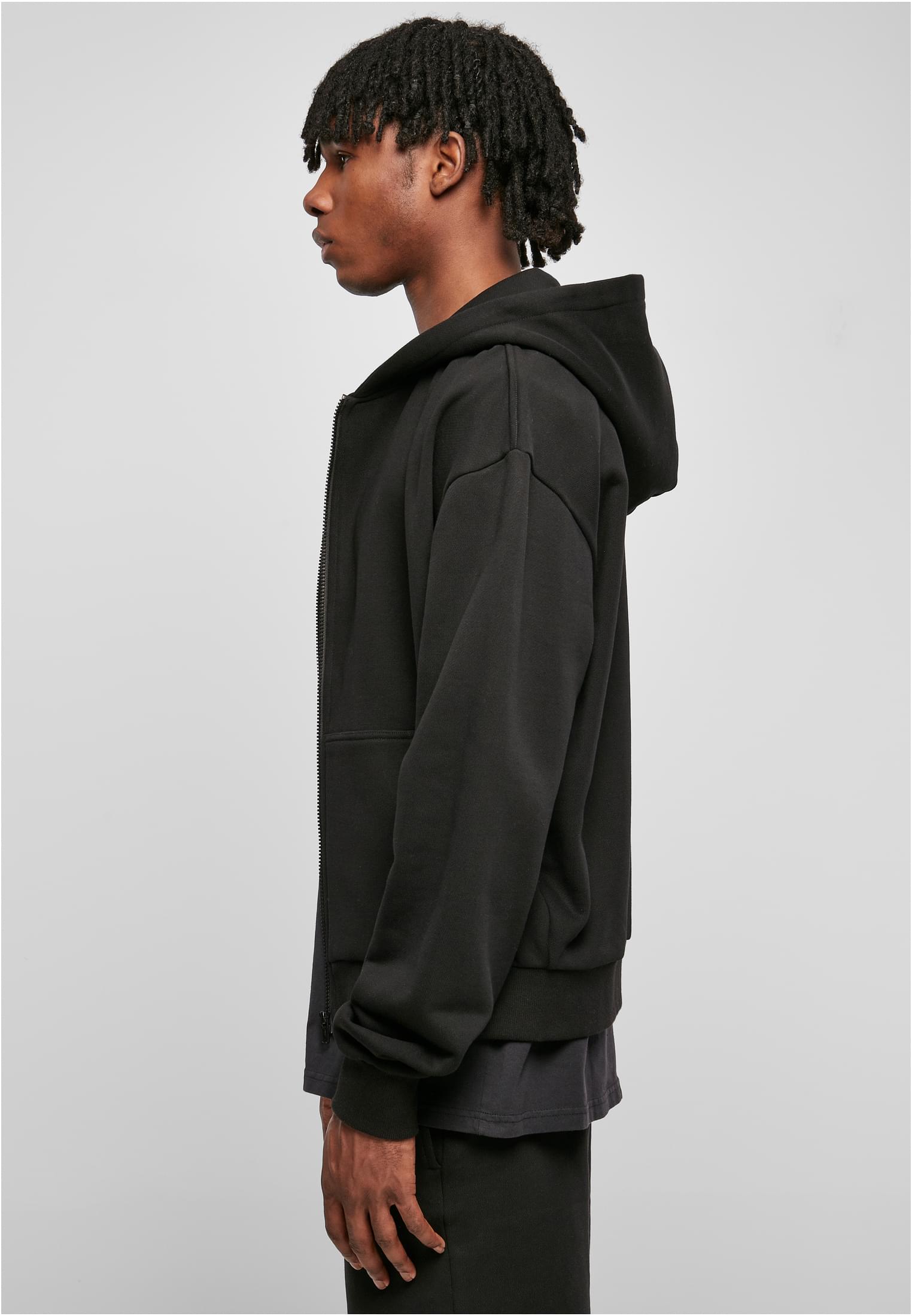 Ultra Heavy Zip Hoody | black