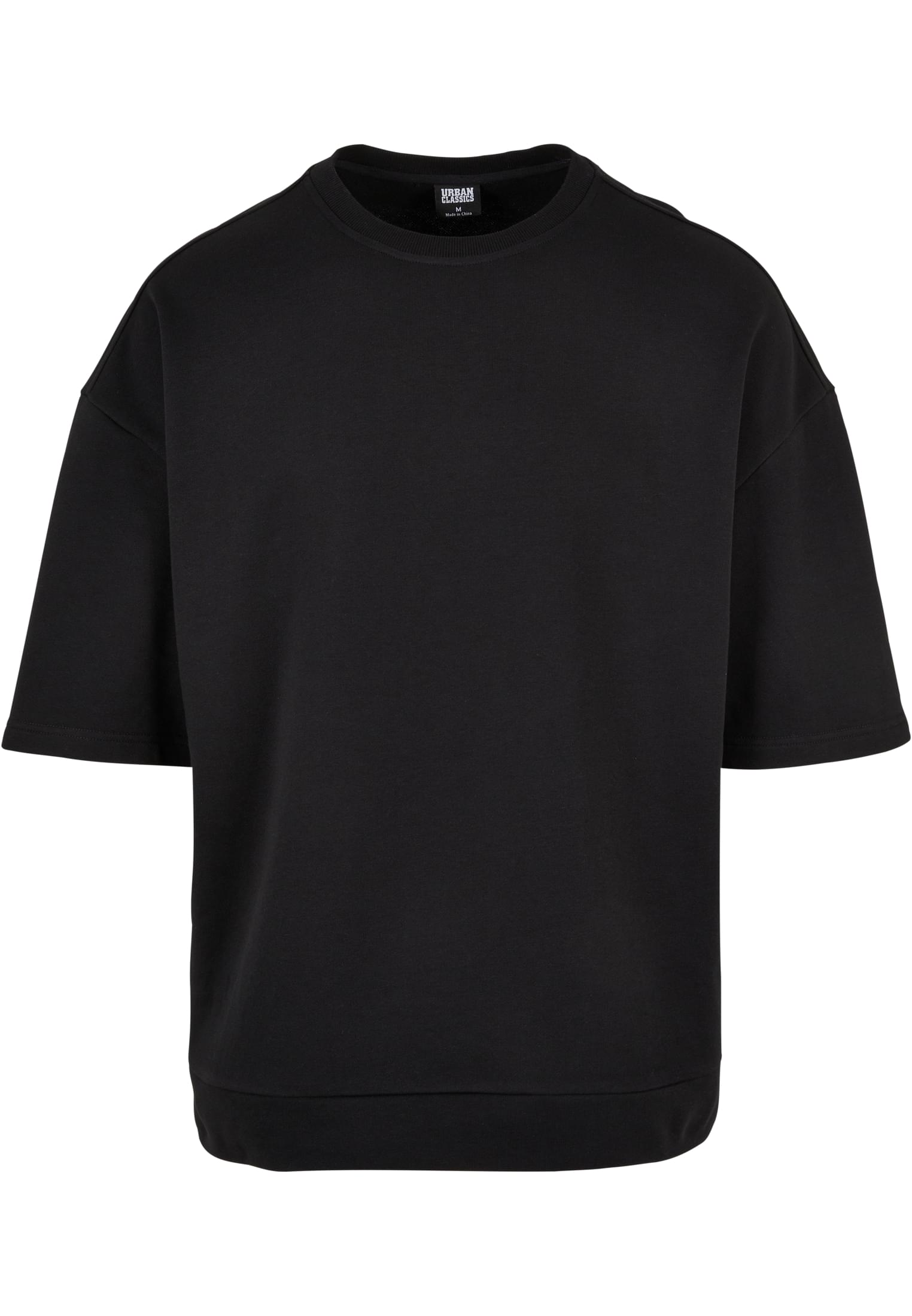 Oversized Short Sleeve Crew | black