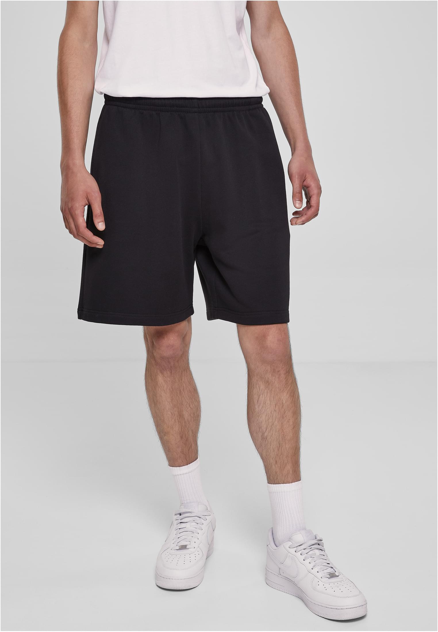 Wide Terry Sweatshorts | black