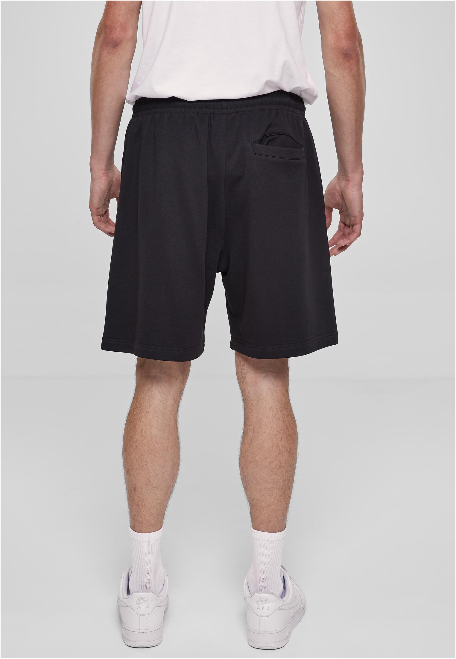 Wide Terry Sweatshorts | black