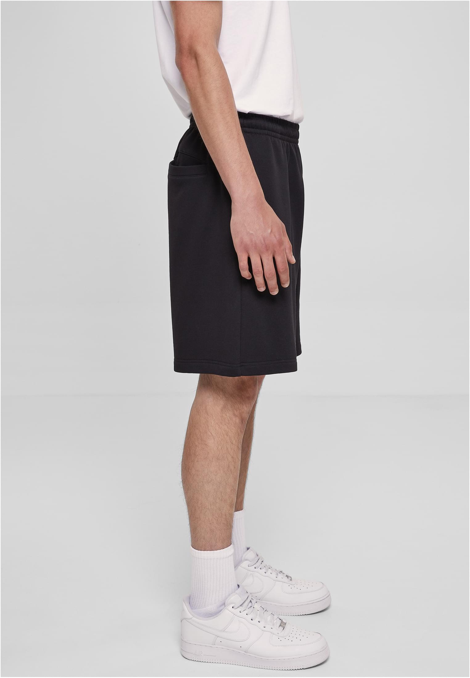 Wide Terry Sweatshorts | black