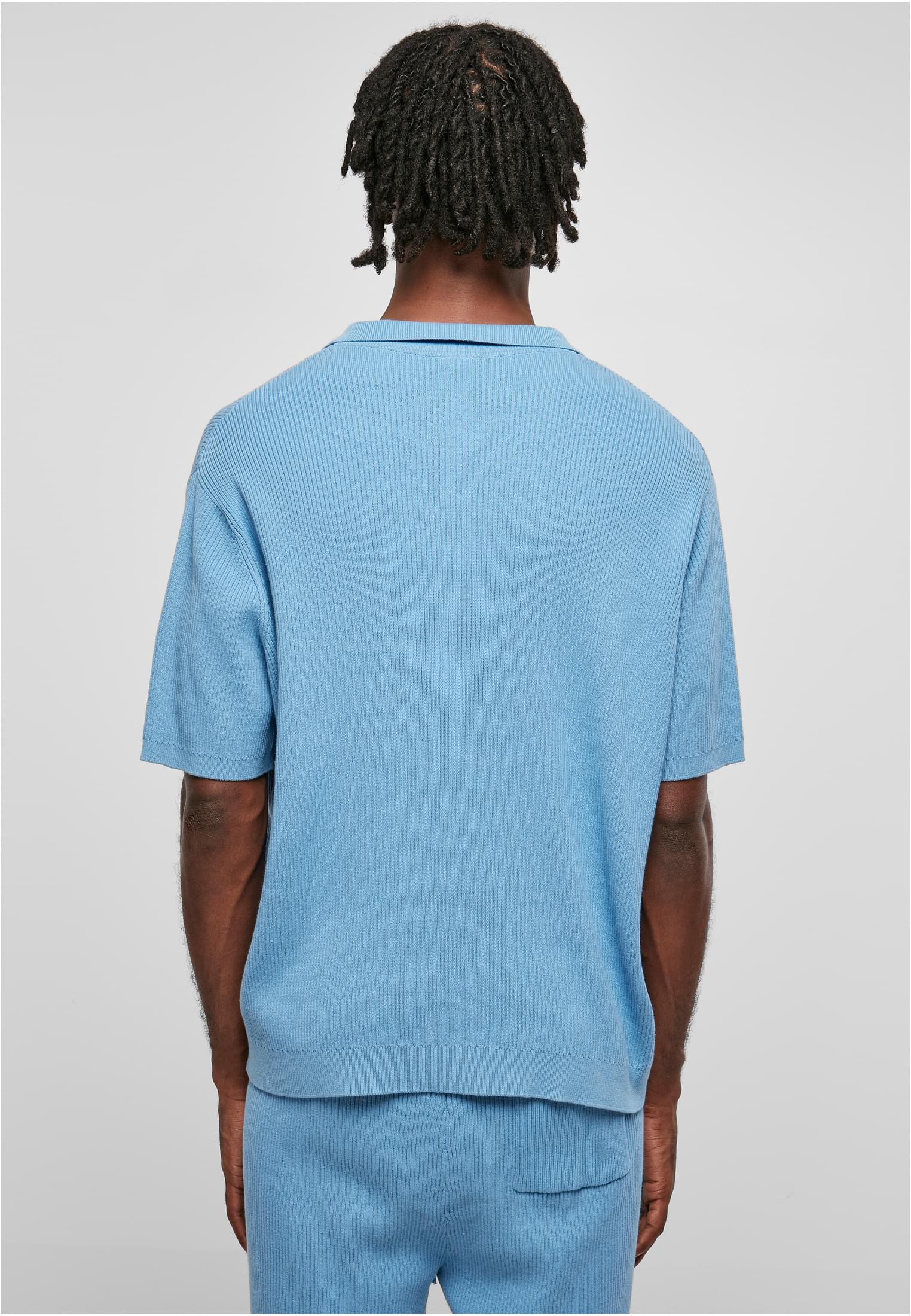 Ribbed Oversized Shirt | horizonblue