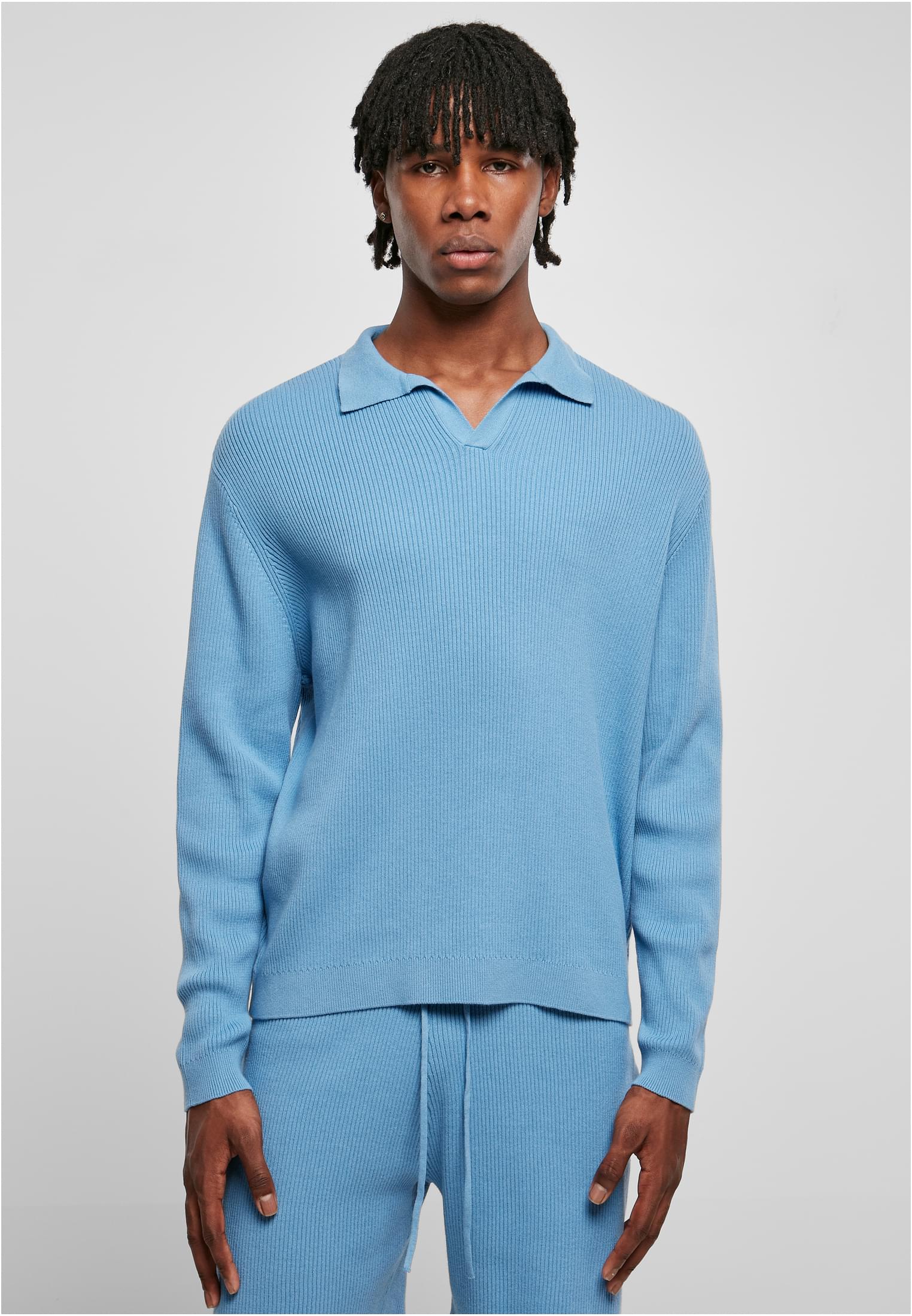 Ribbed Oversized Longsleeve | horizonblue