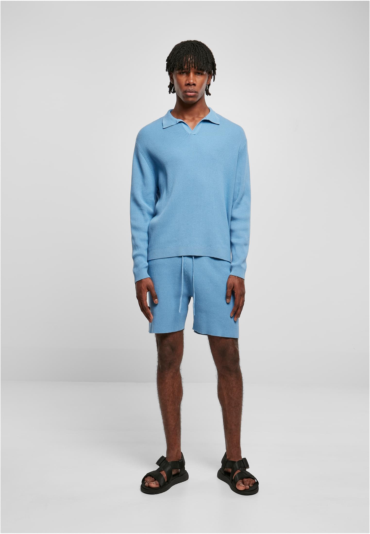 Ribbed Oversized Longsleeve | horizonblue