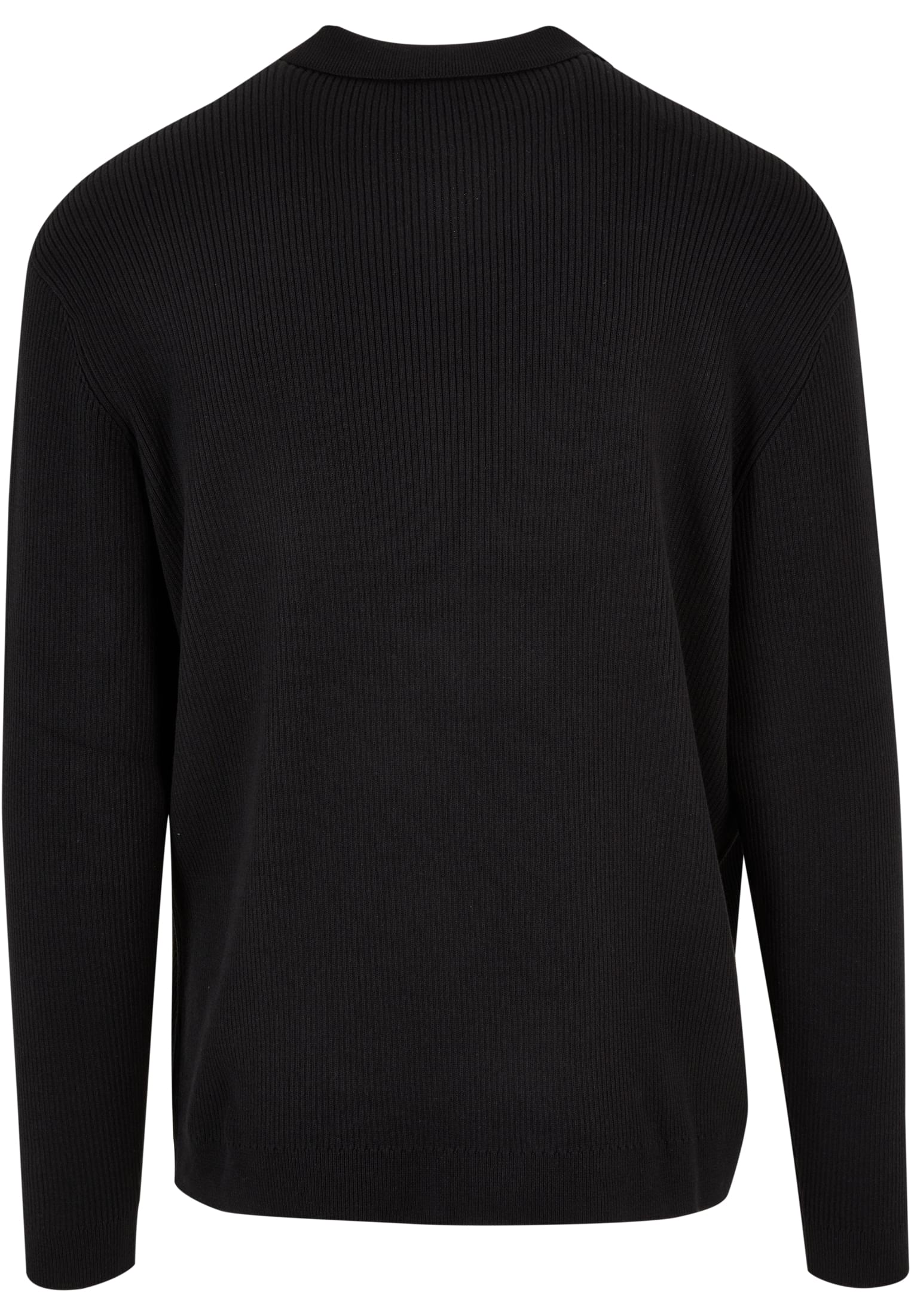 Ribbed Oversized Longsleeve | black