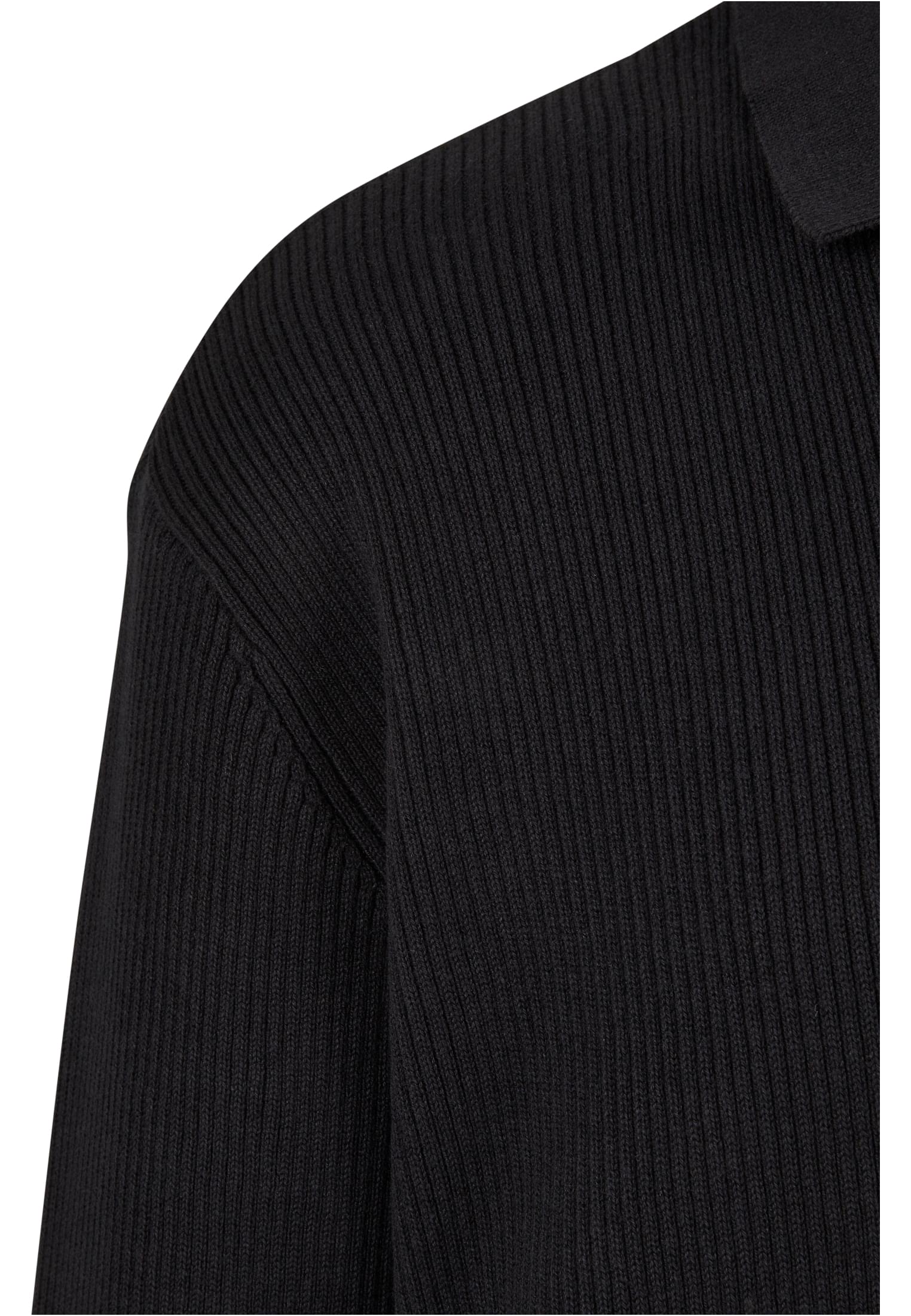 Ribbed Oversized Longsleeve | black