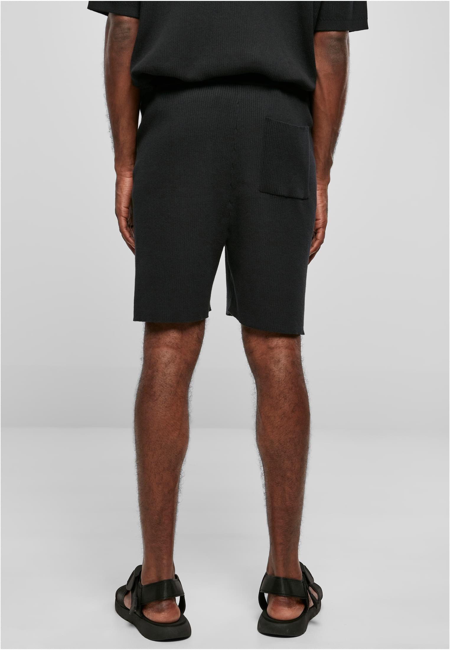 Ribbed Shorts | black