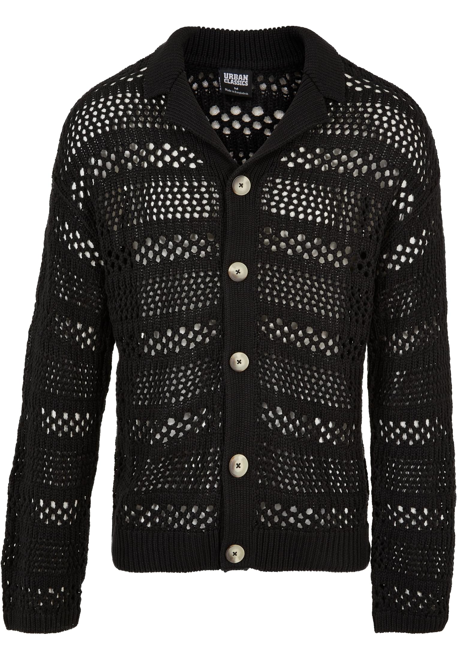 Crocheted Cardigan | black