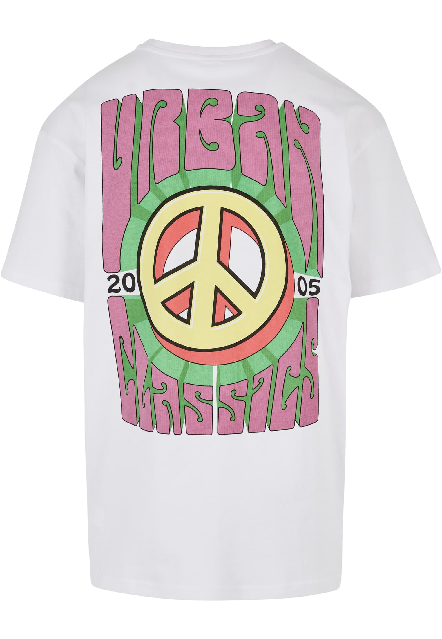 Organic Big Peace Tee | white