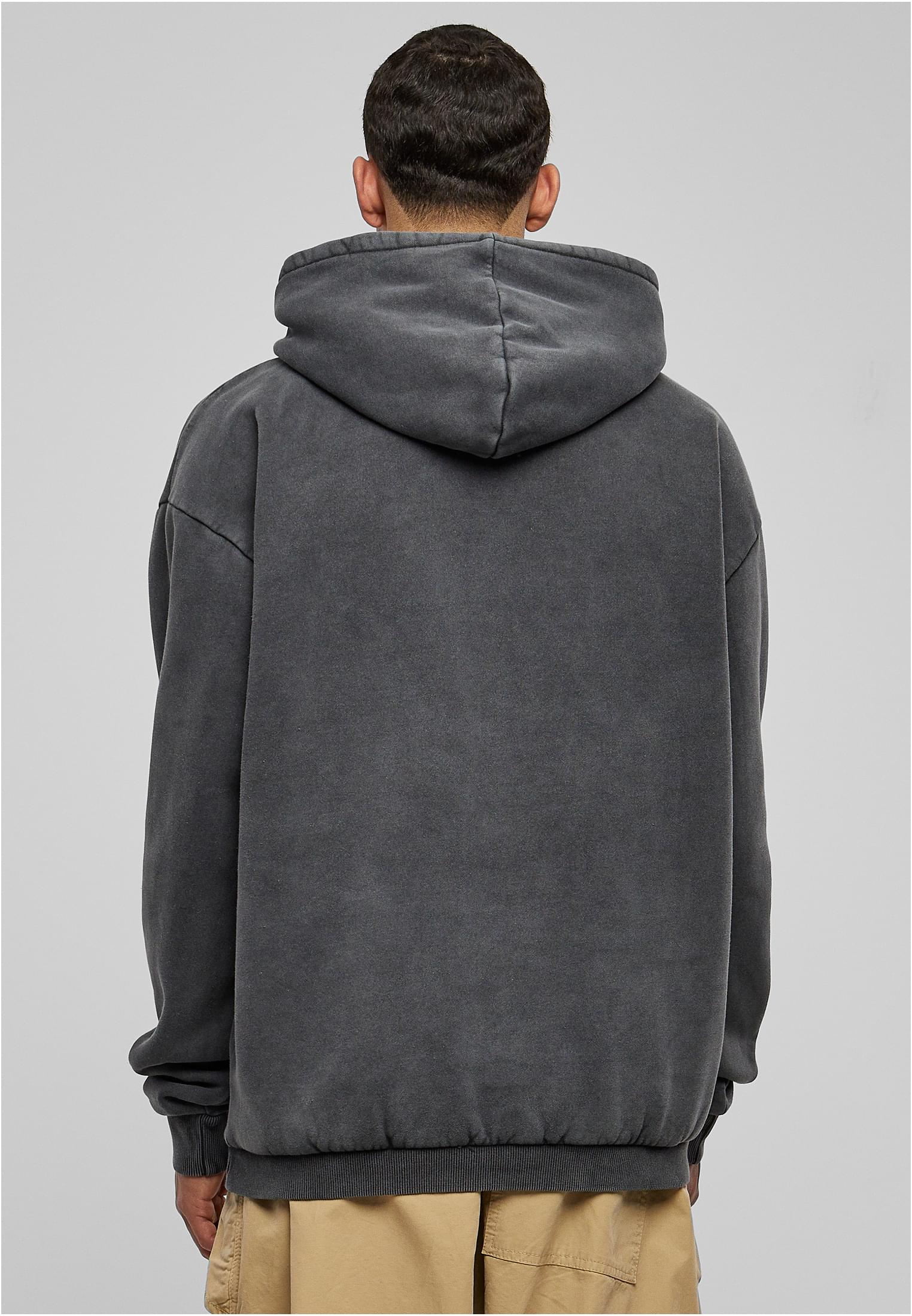 Stone Washed Hoody | black