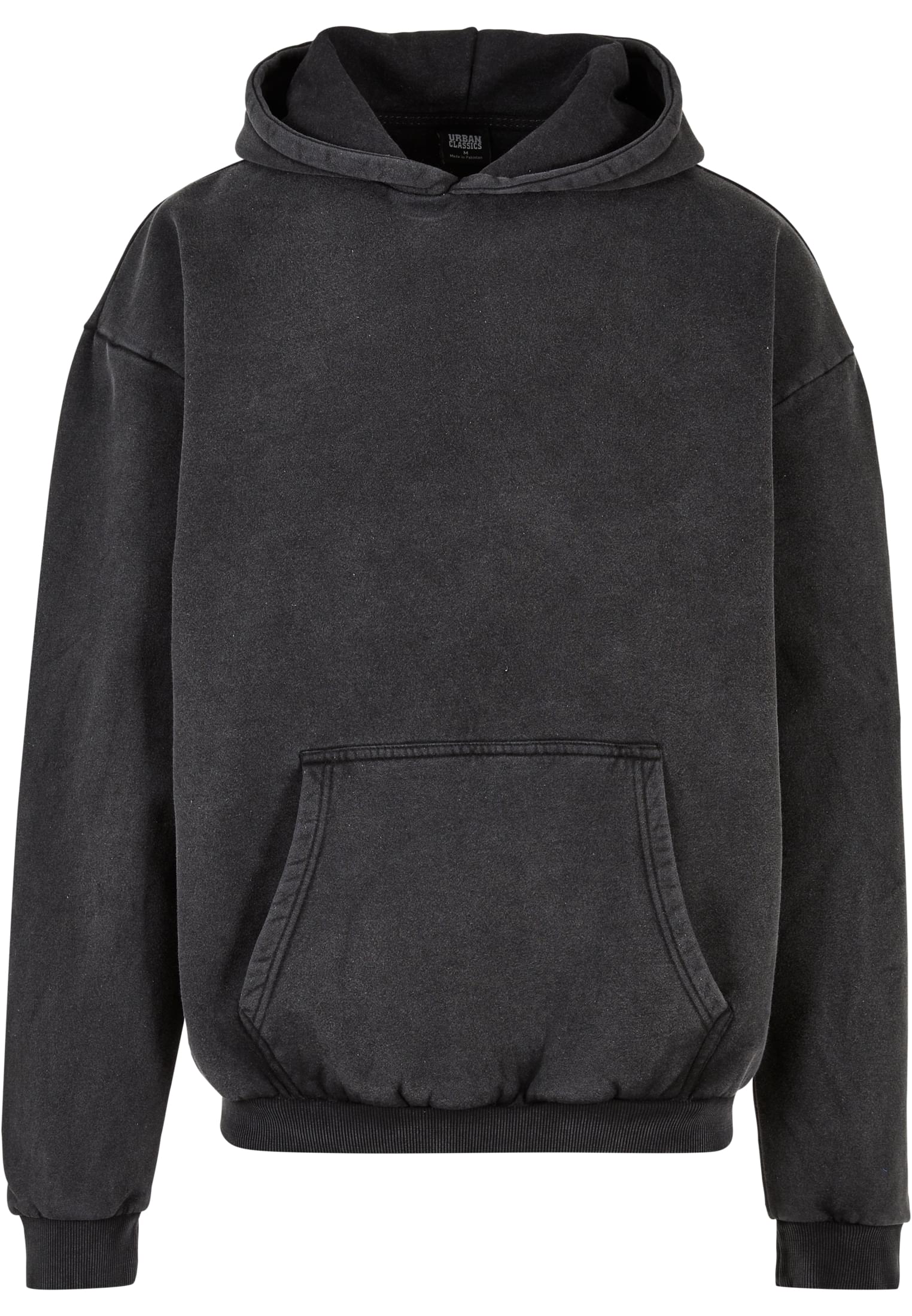 Stone Washed Hoody | black