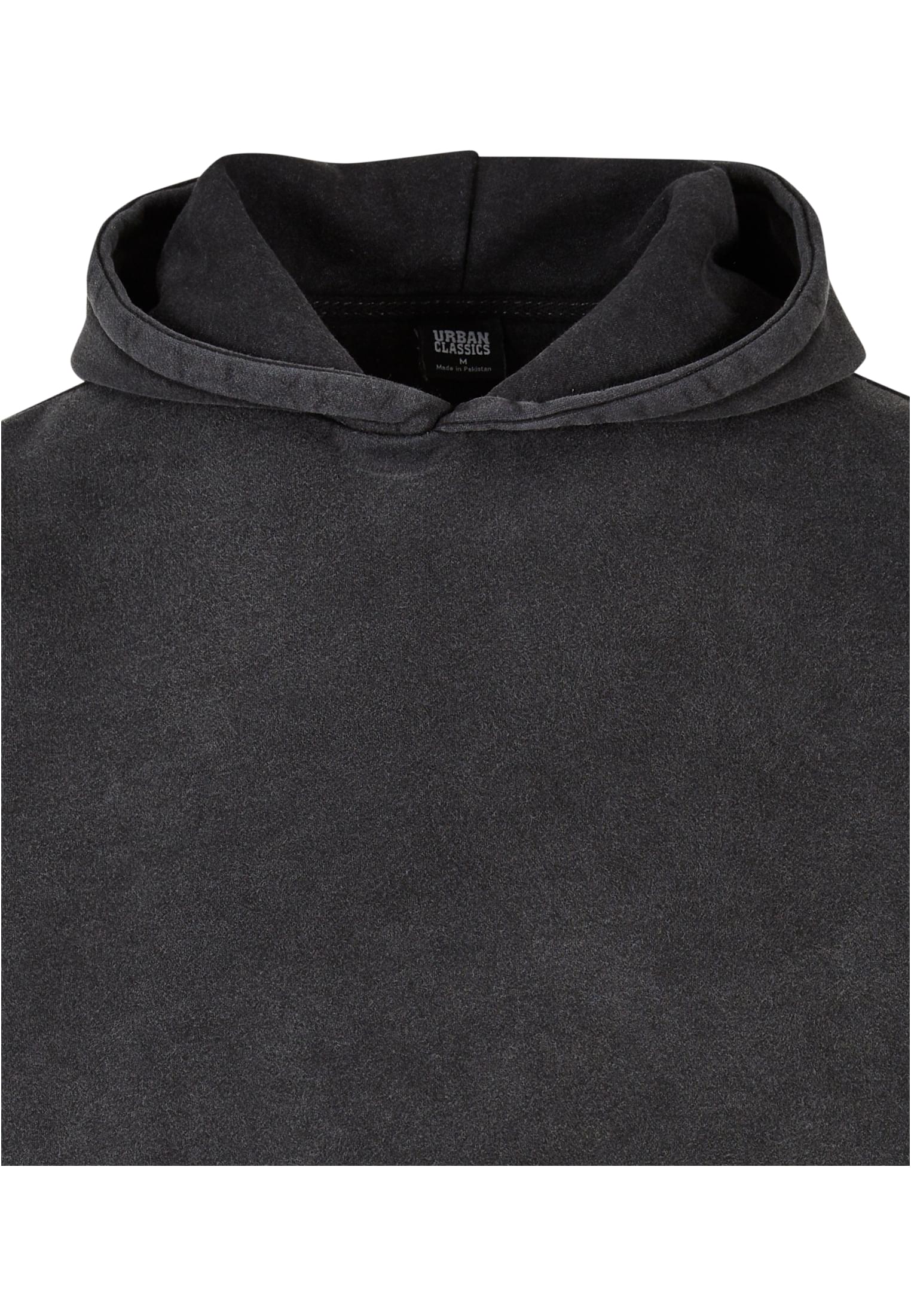 Stone Washed Hoody | black