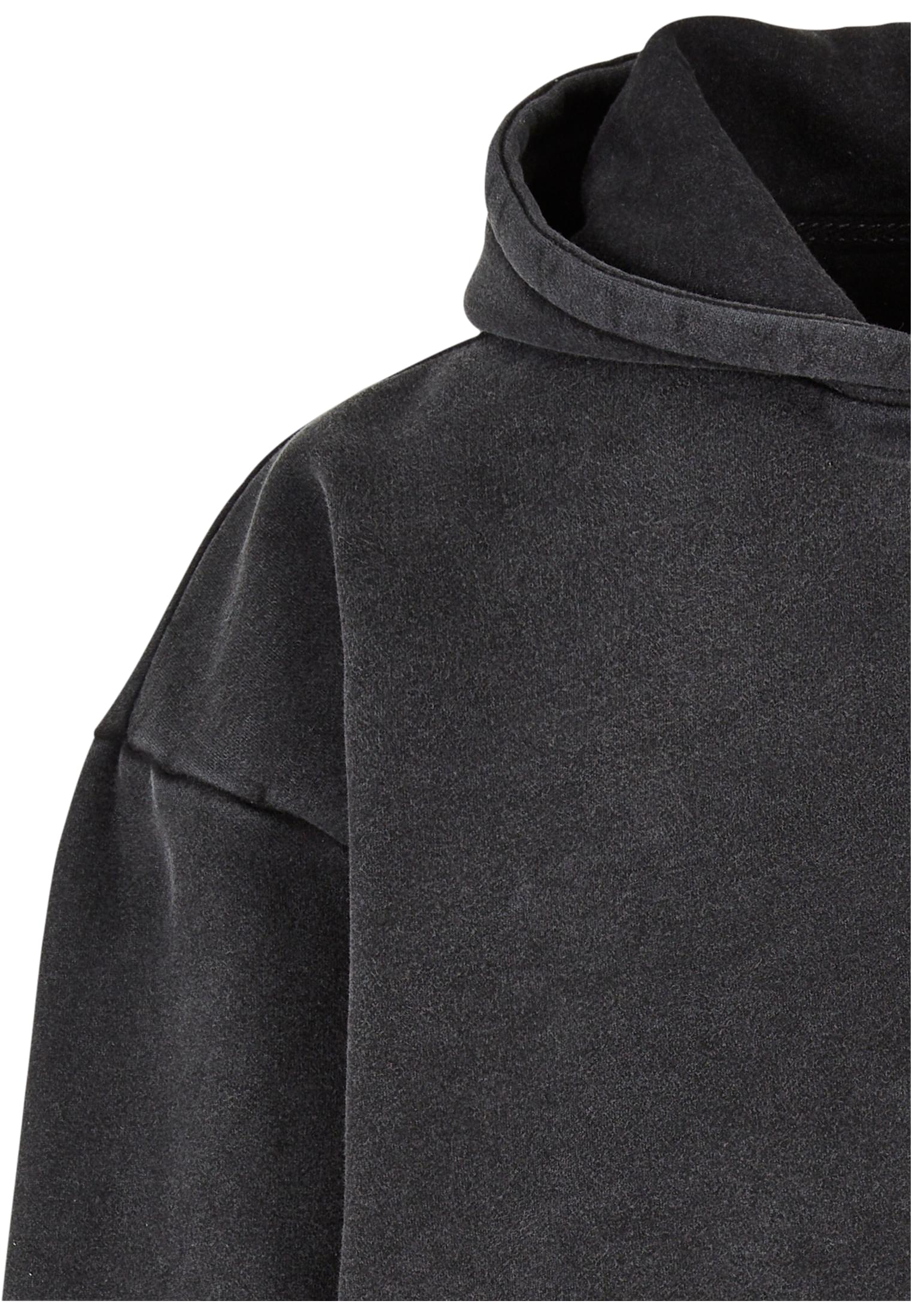 Stone Washed Hoody | black