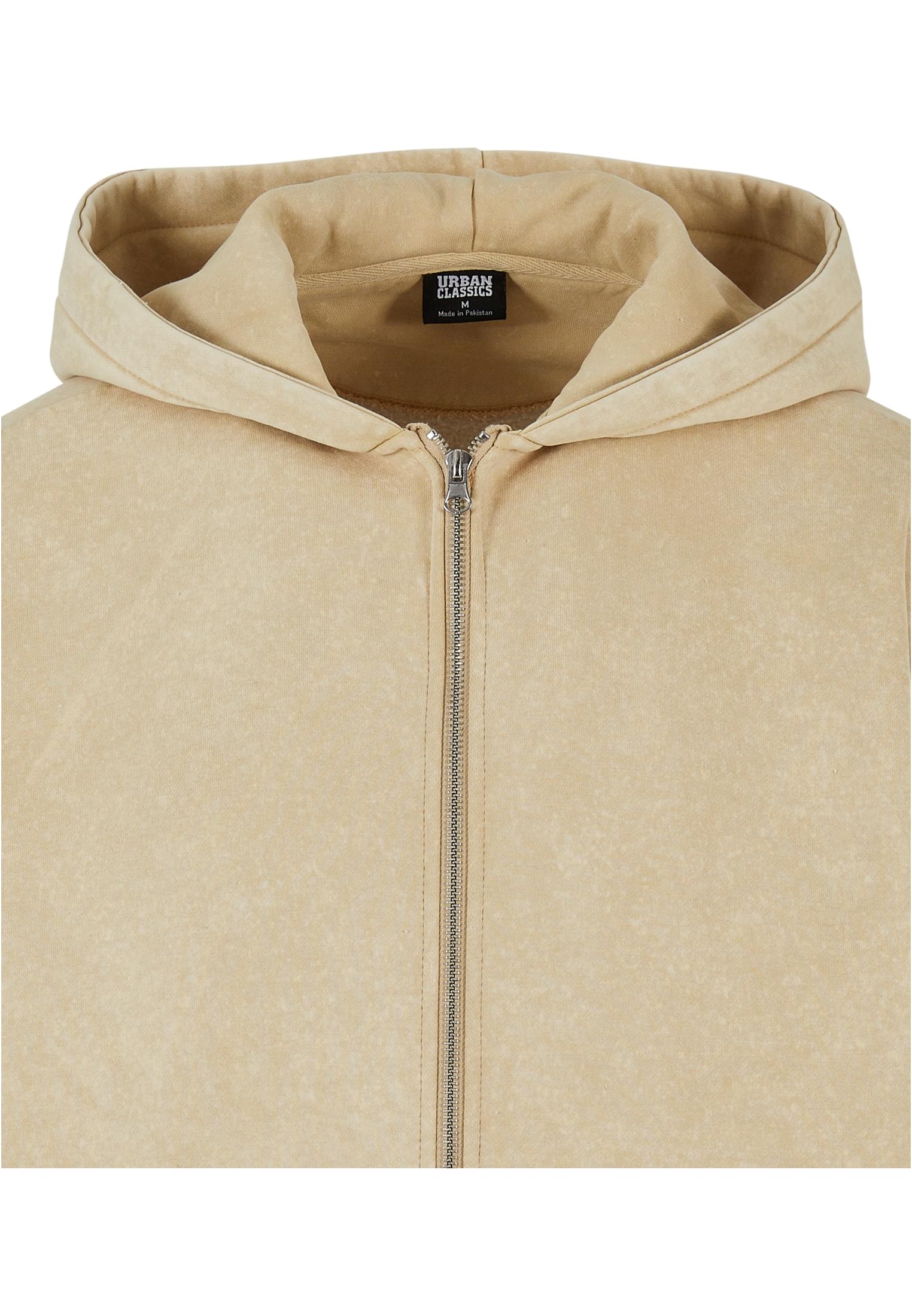 Heavy Stone Washed 90's Zip Hoodie | unionbeige