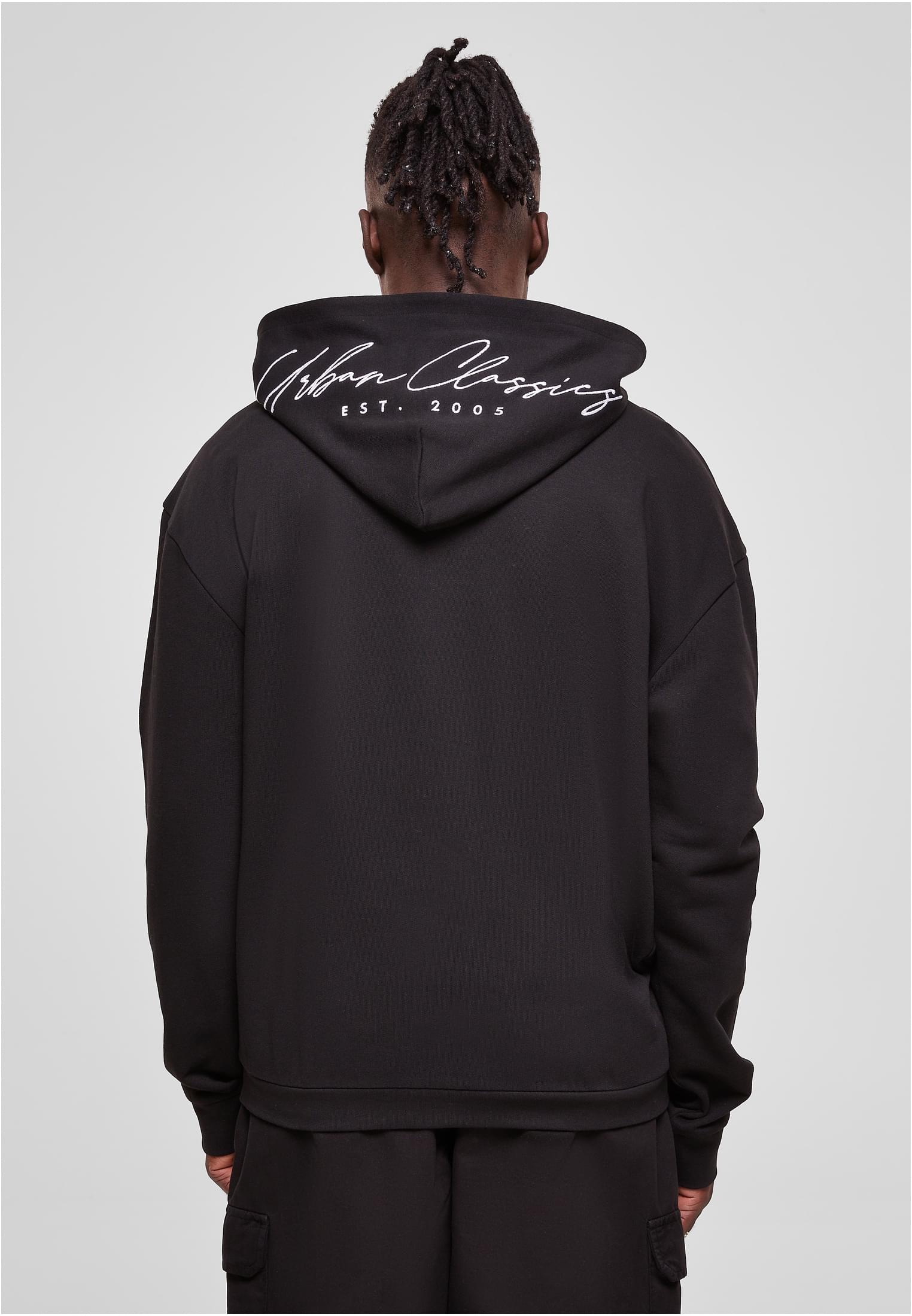 Hood Embroidery Hoody | black