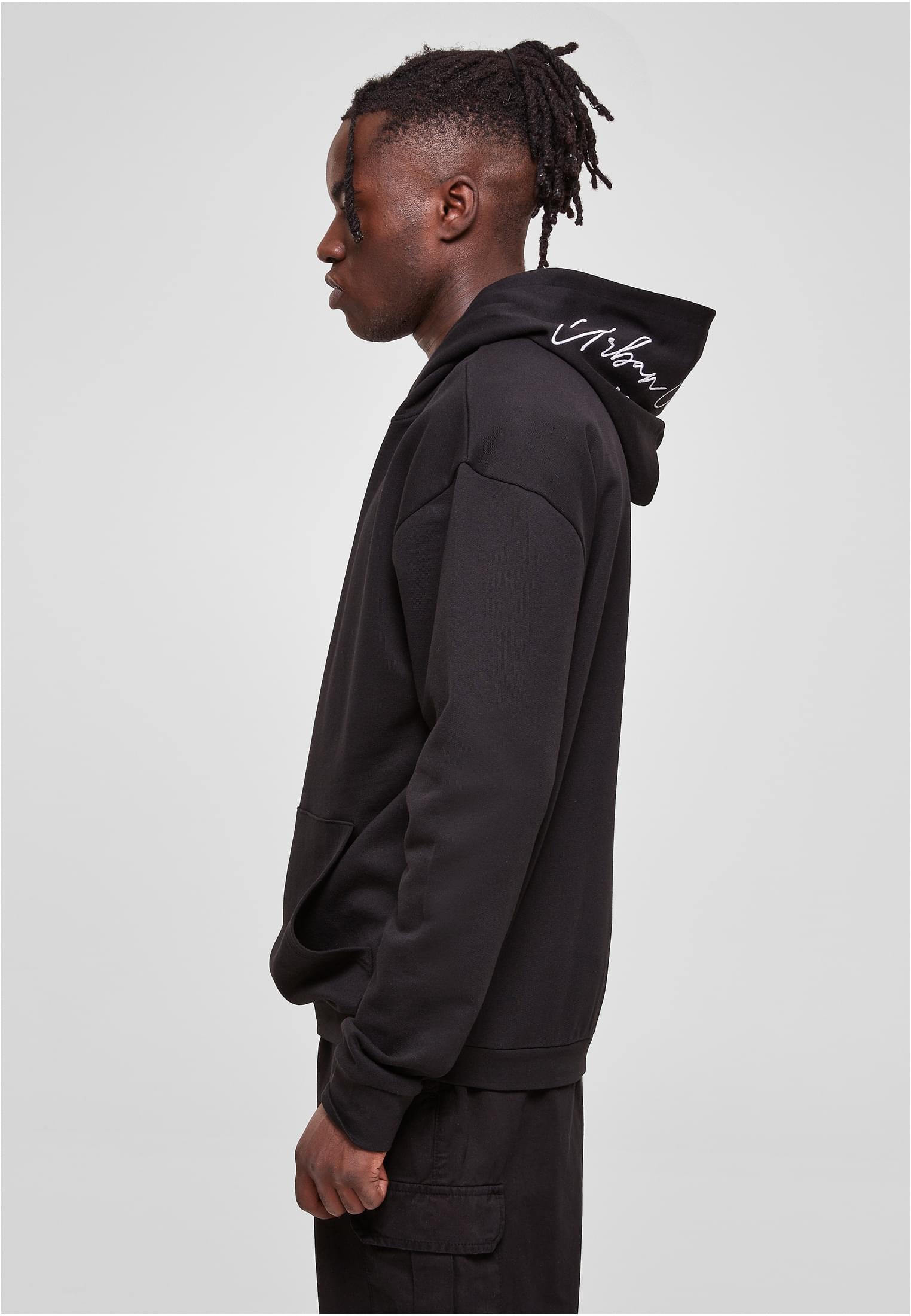 Hood Embroidery Hoody | black