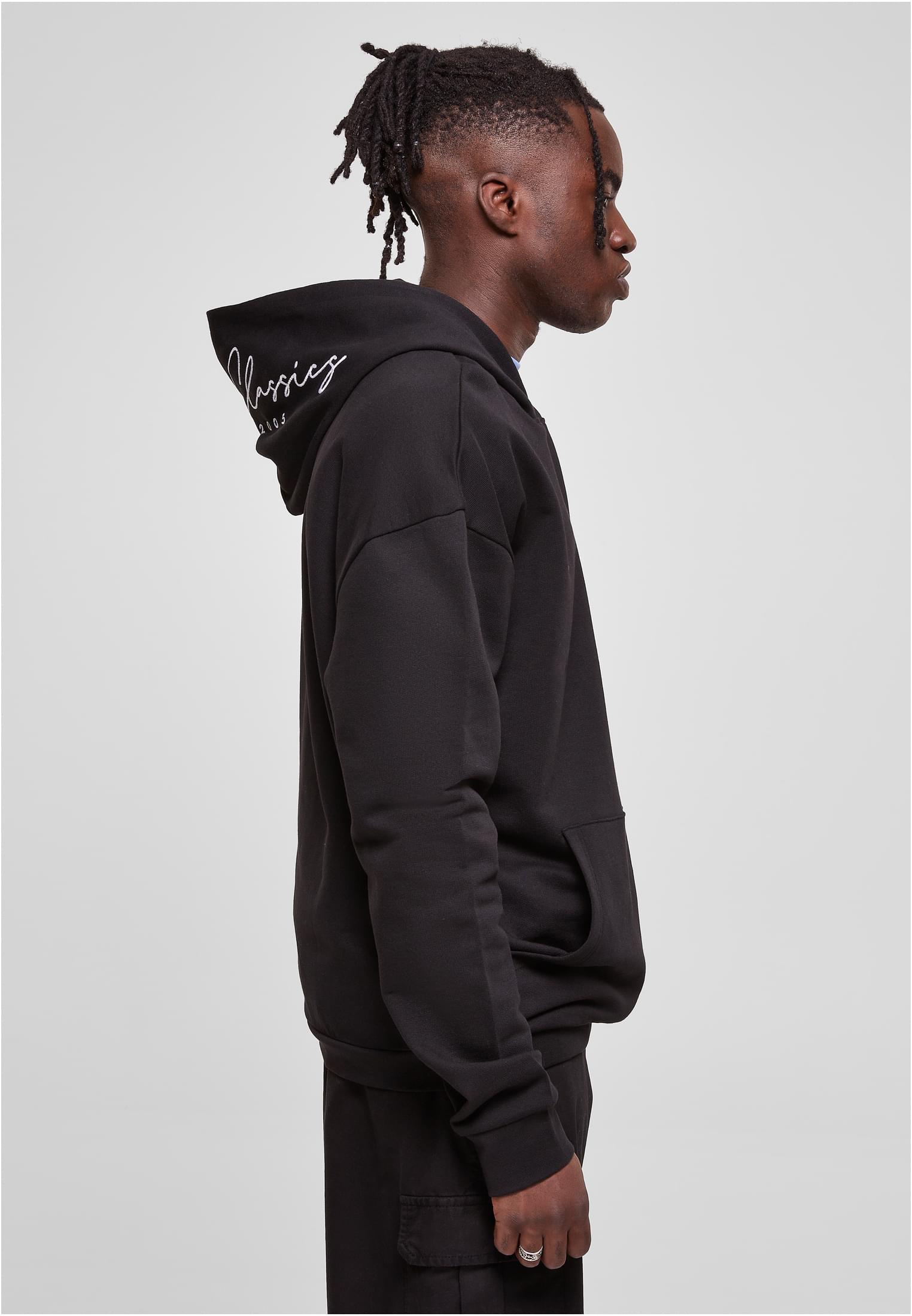 Hood Embroidery Hoody | black