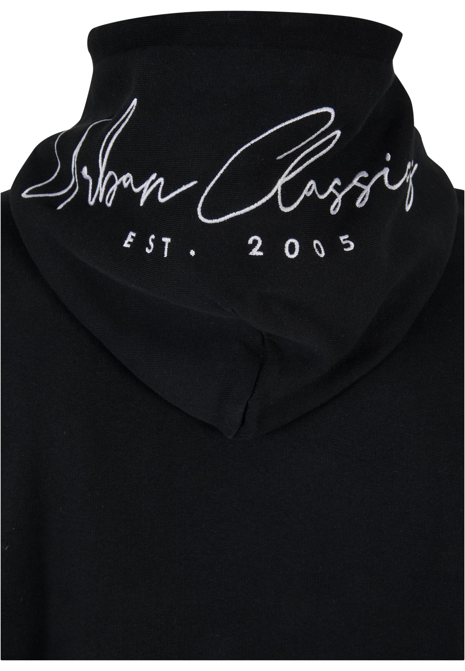 Hood Embroidery Hoody | black