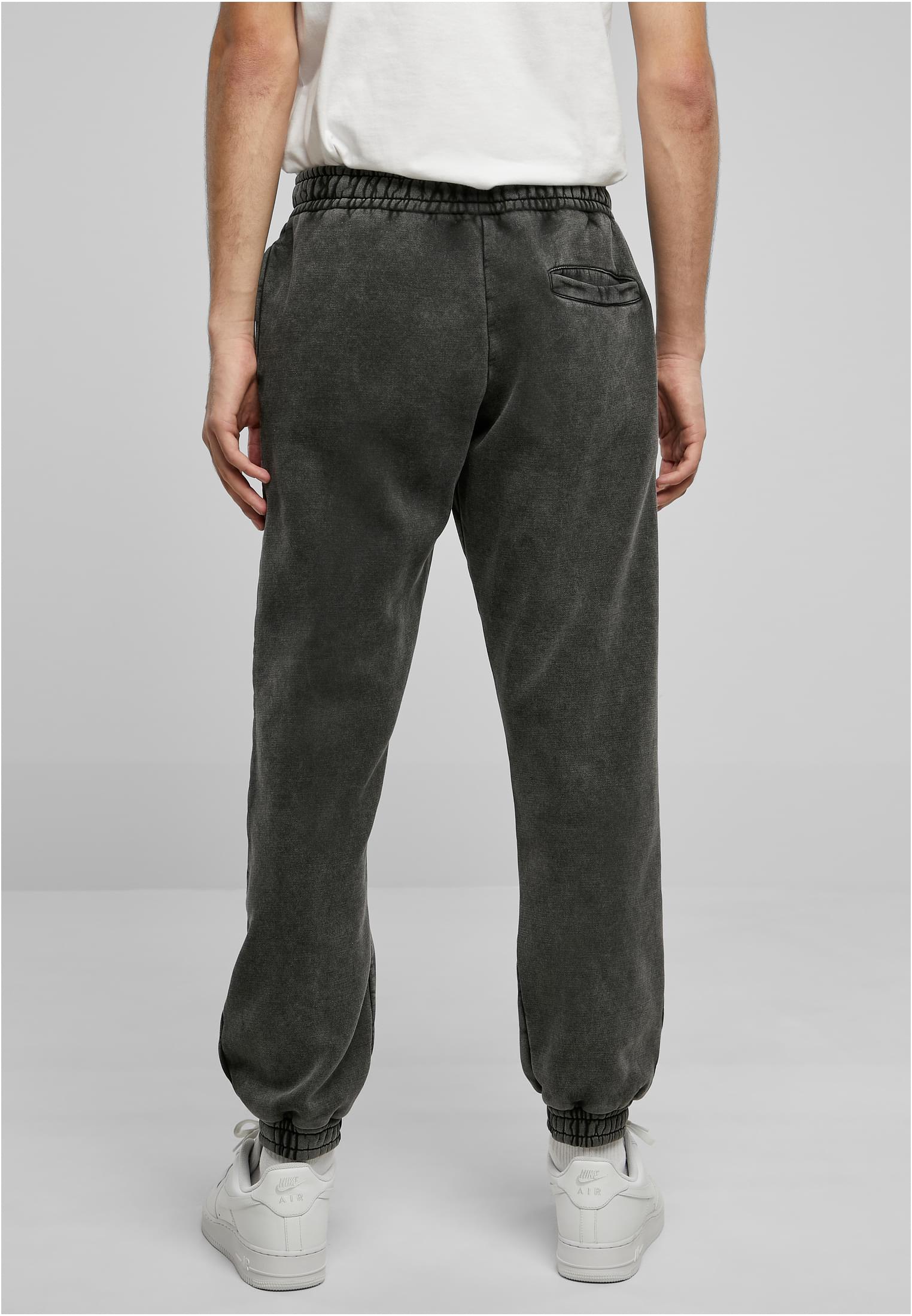 Heavy Stone Washed Sweatpants | black