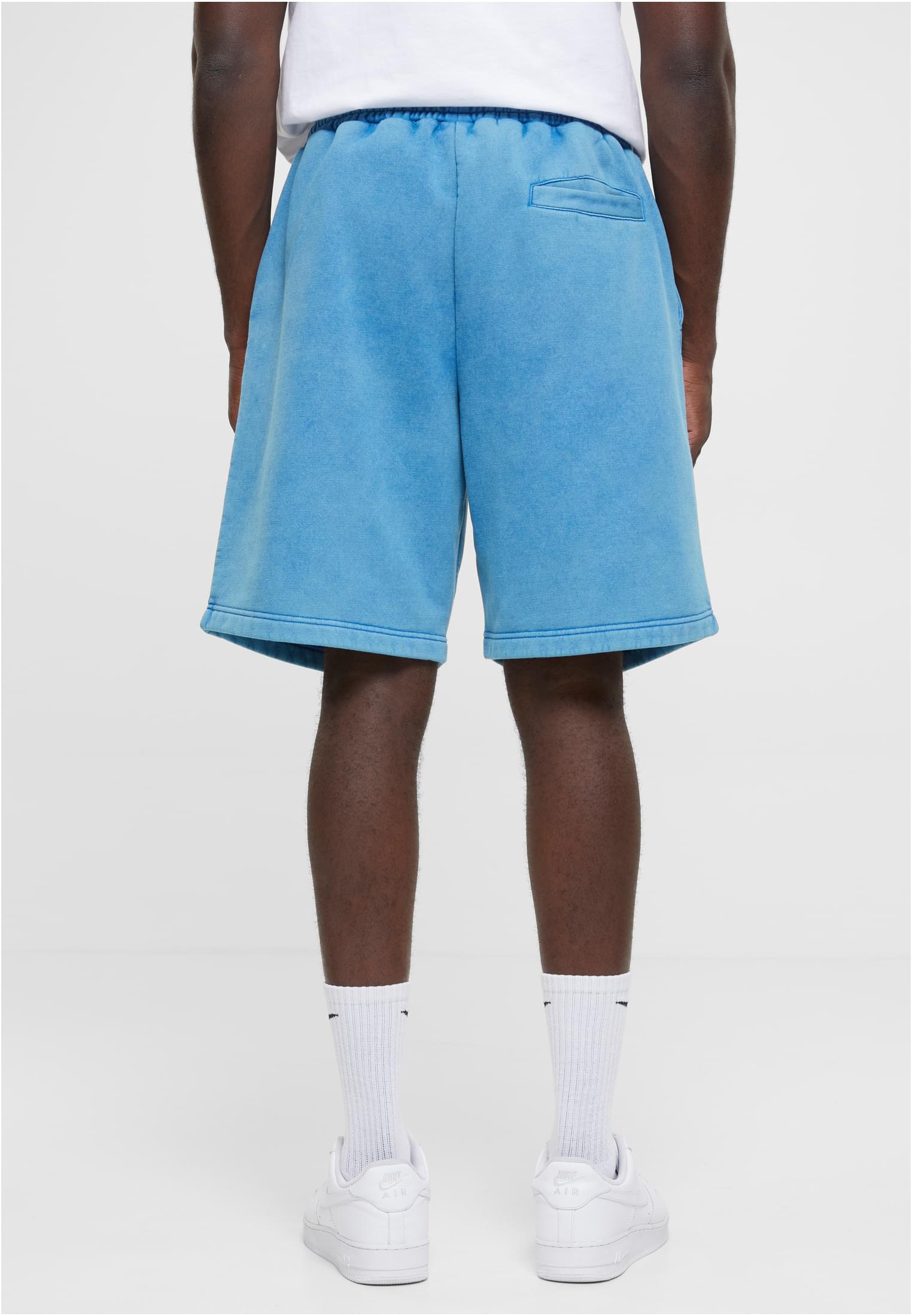 Heavy Stone Washed Sweat Shorts | royal