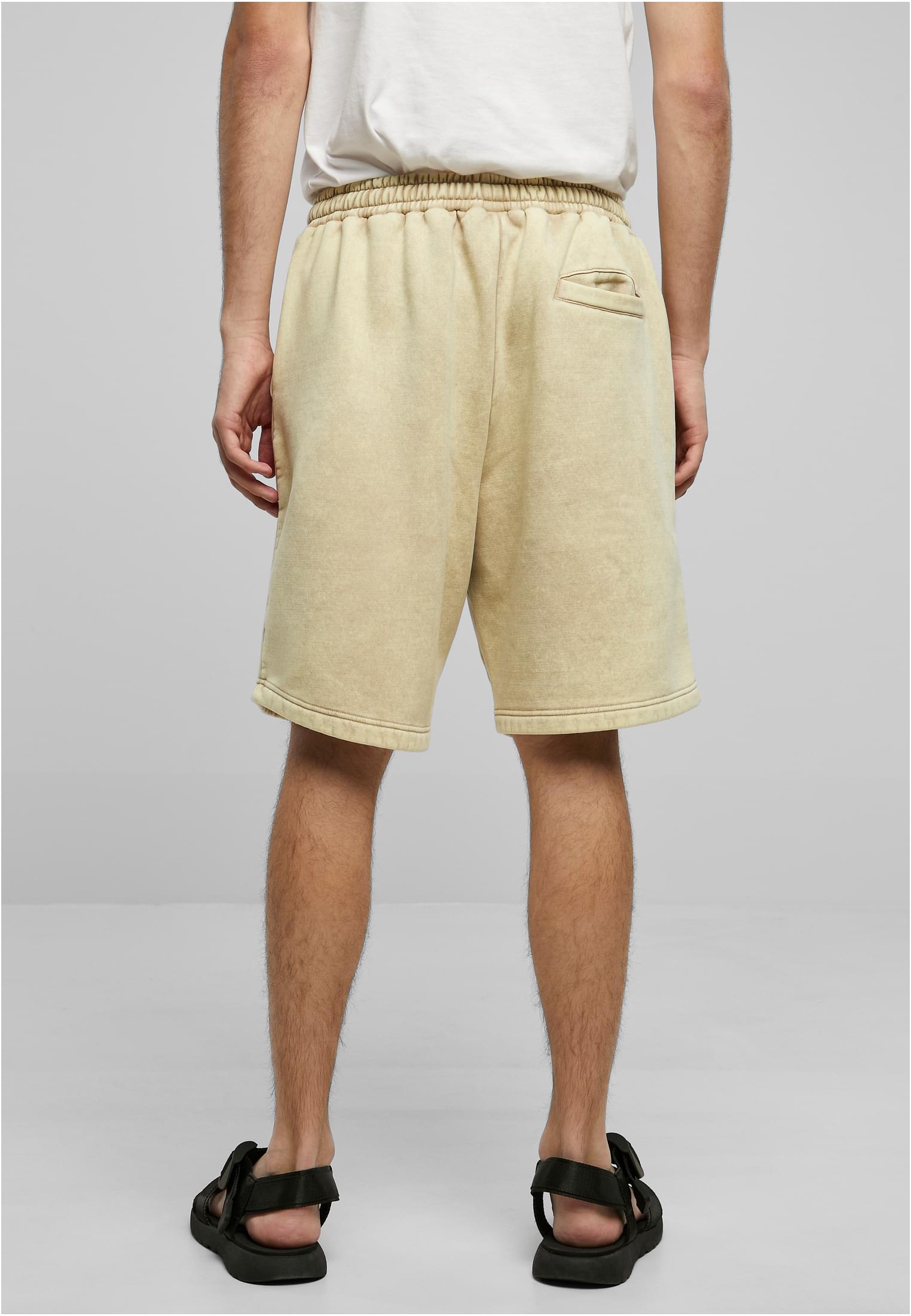 Heavy Stone Washed Sweat Shorts | unionbeige