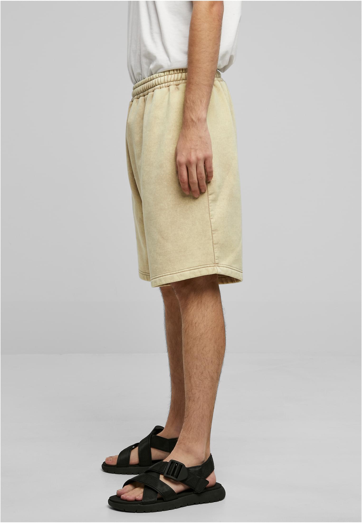 Heavy Stone Washed Sweat Shorts | unionbeige