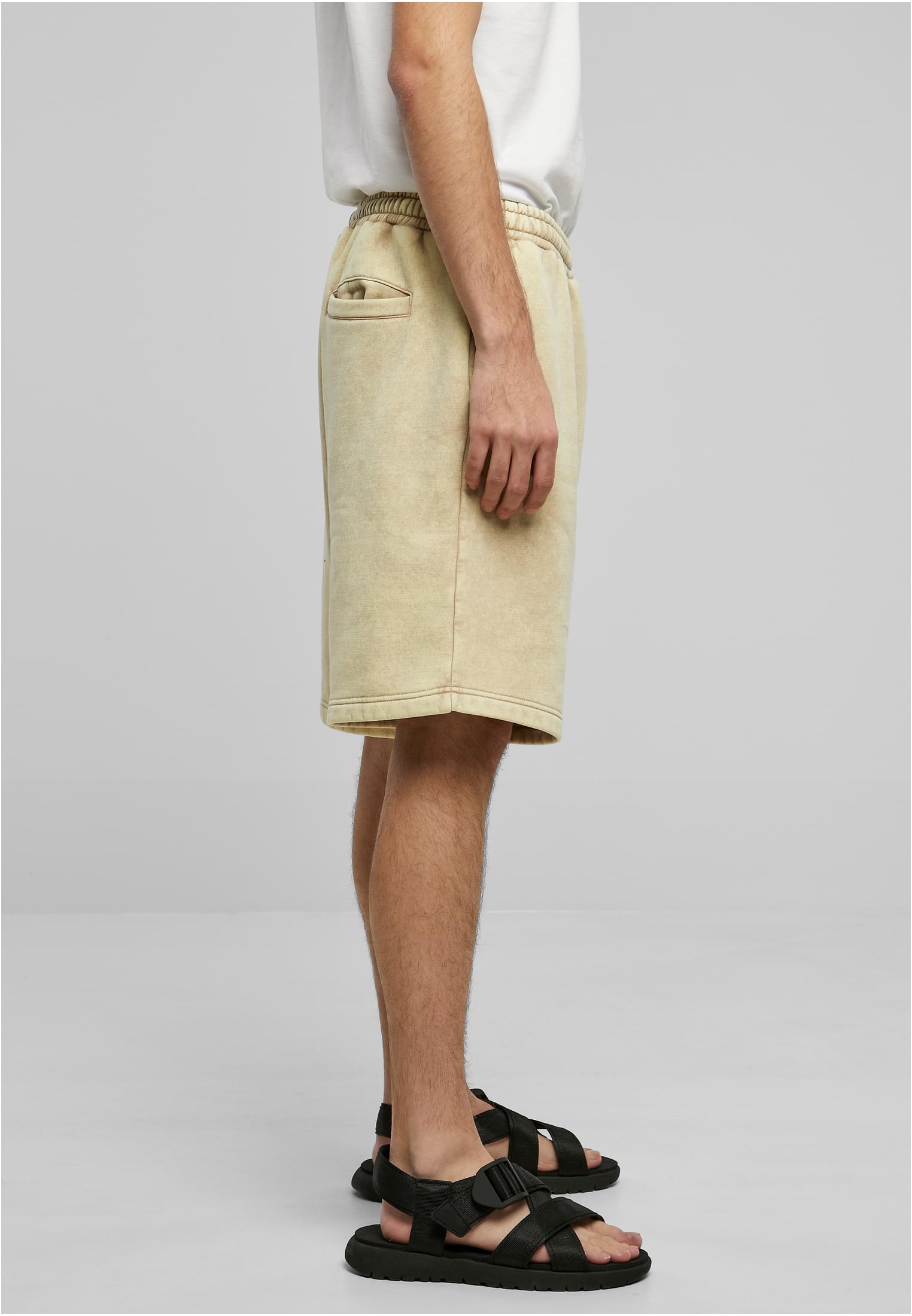 Heavy Stone Washed Sweat Shorts | unionbeige