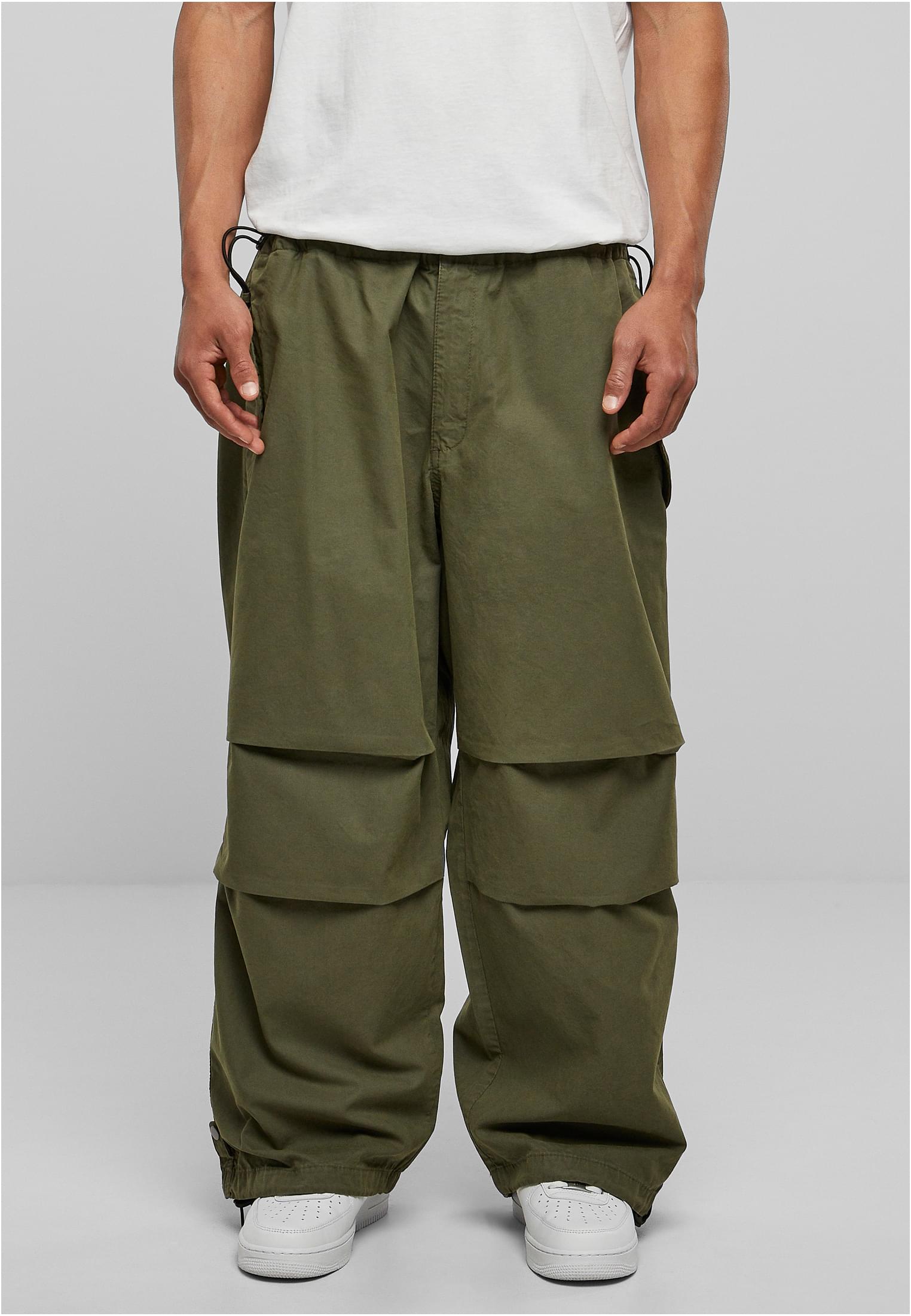 Wide Cargo Pants | olive