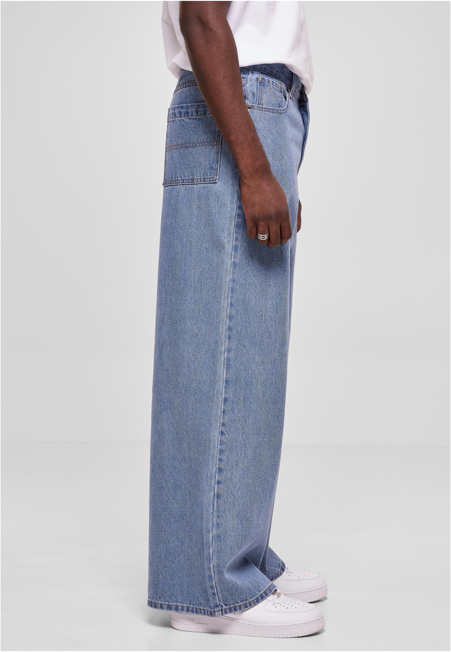 90's Loose Jeans | light blue washed