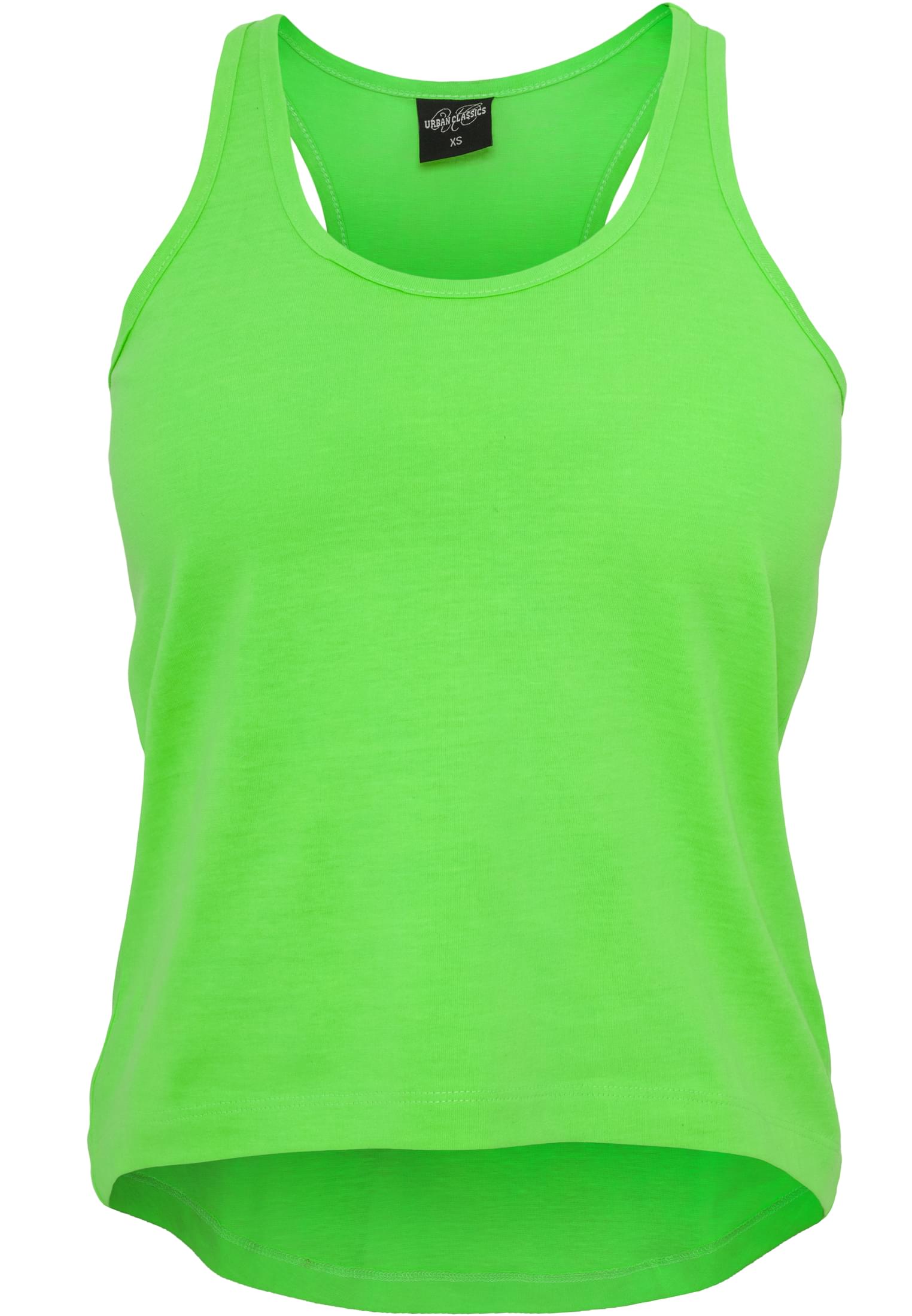 Ladies Neon Wide Tank | neongreen