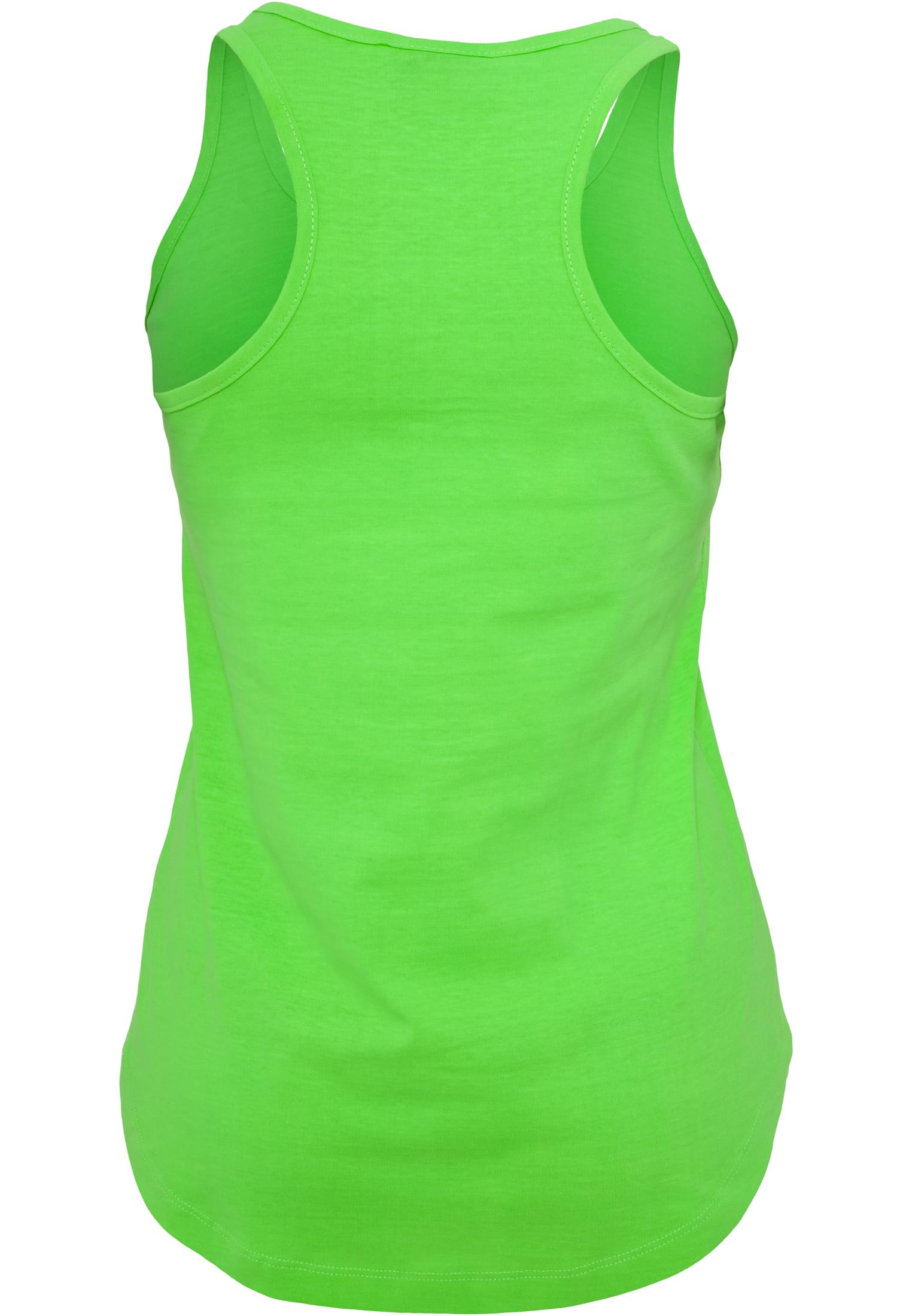 Ladies Neon Wide Tank | neongreen