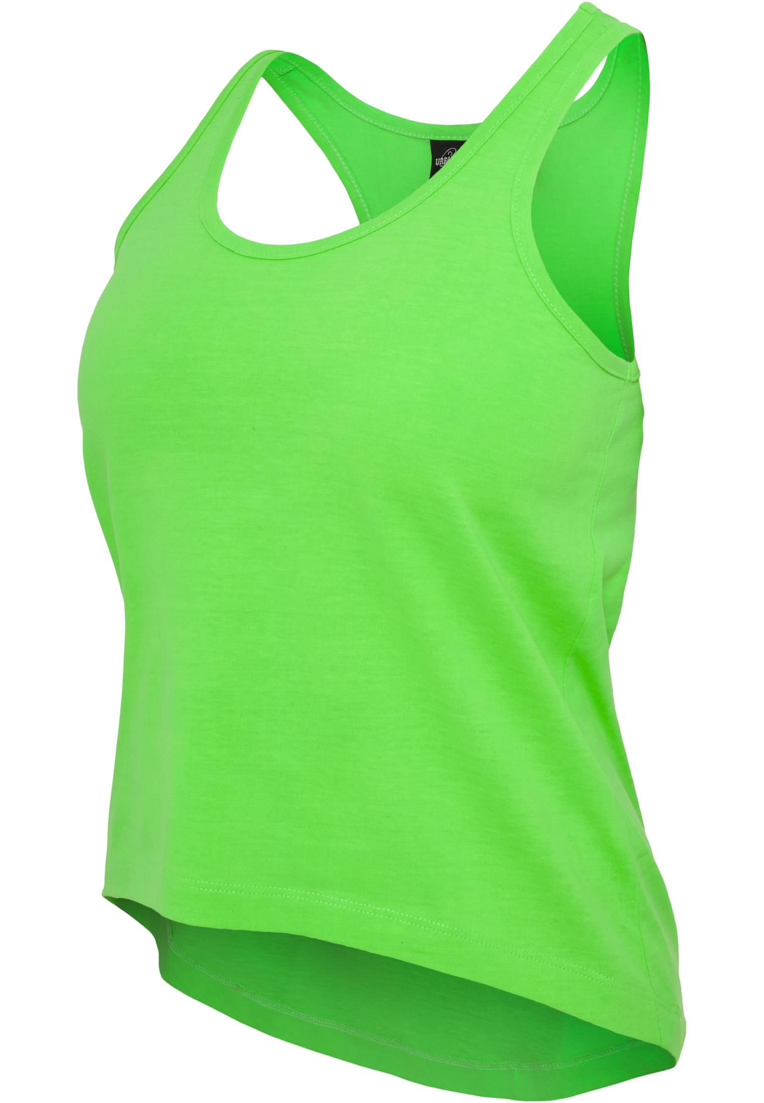 Ladies Neon Wide Tank | neongreen