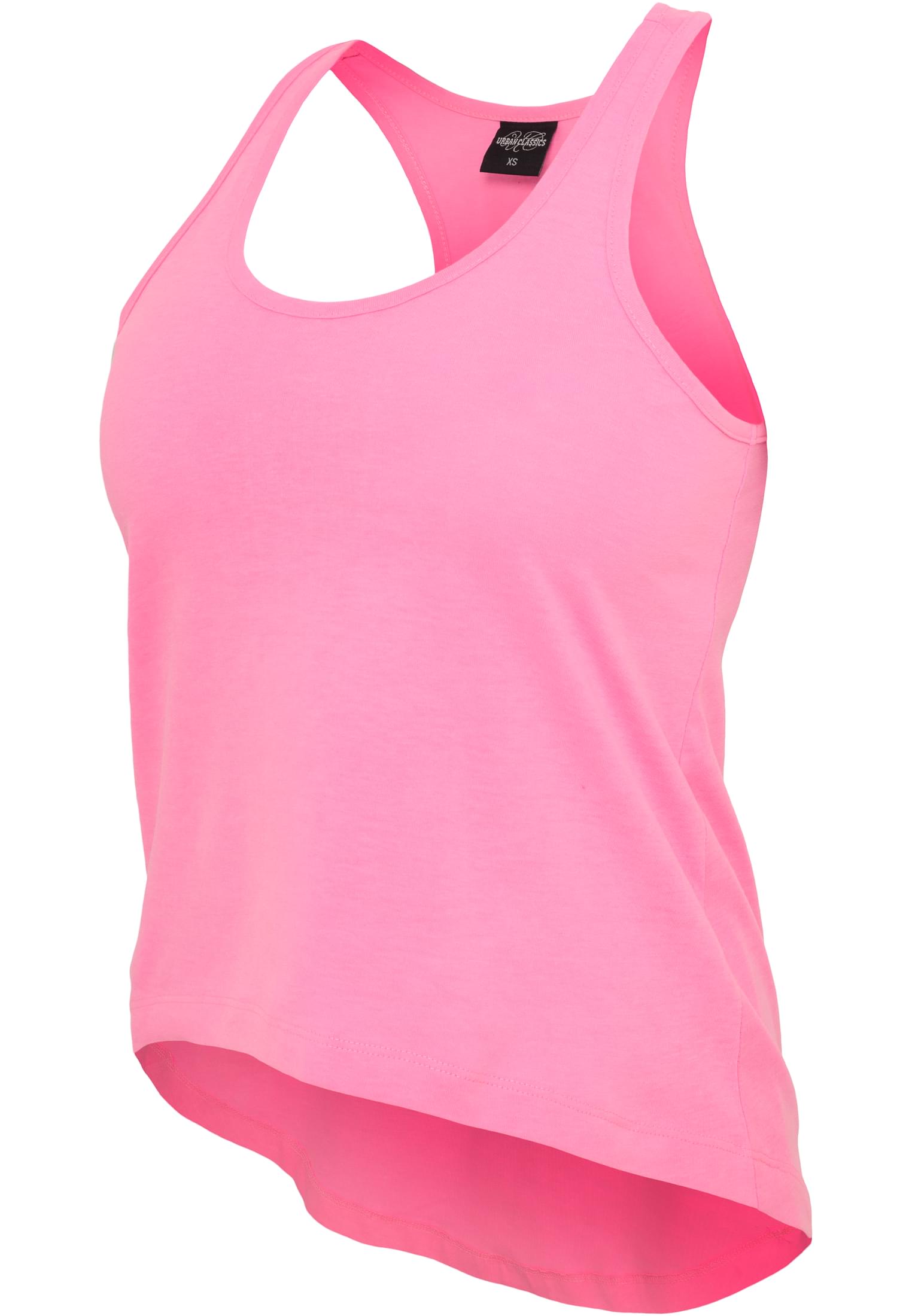 Ladies Neon Wide Tank | neonpink