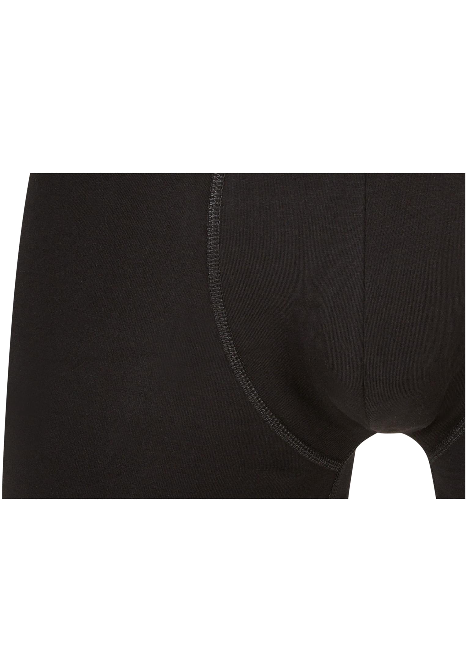 Solid Organic Cotton Boxer Shorts 5-Pack | black+black+black+black+black