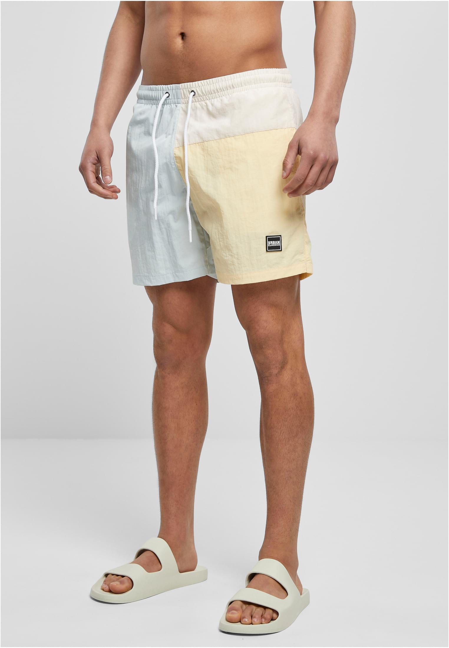 3 Block Swim Shorts | pastelcream