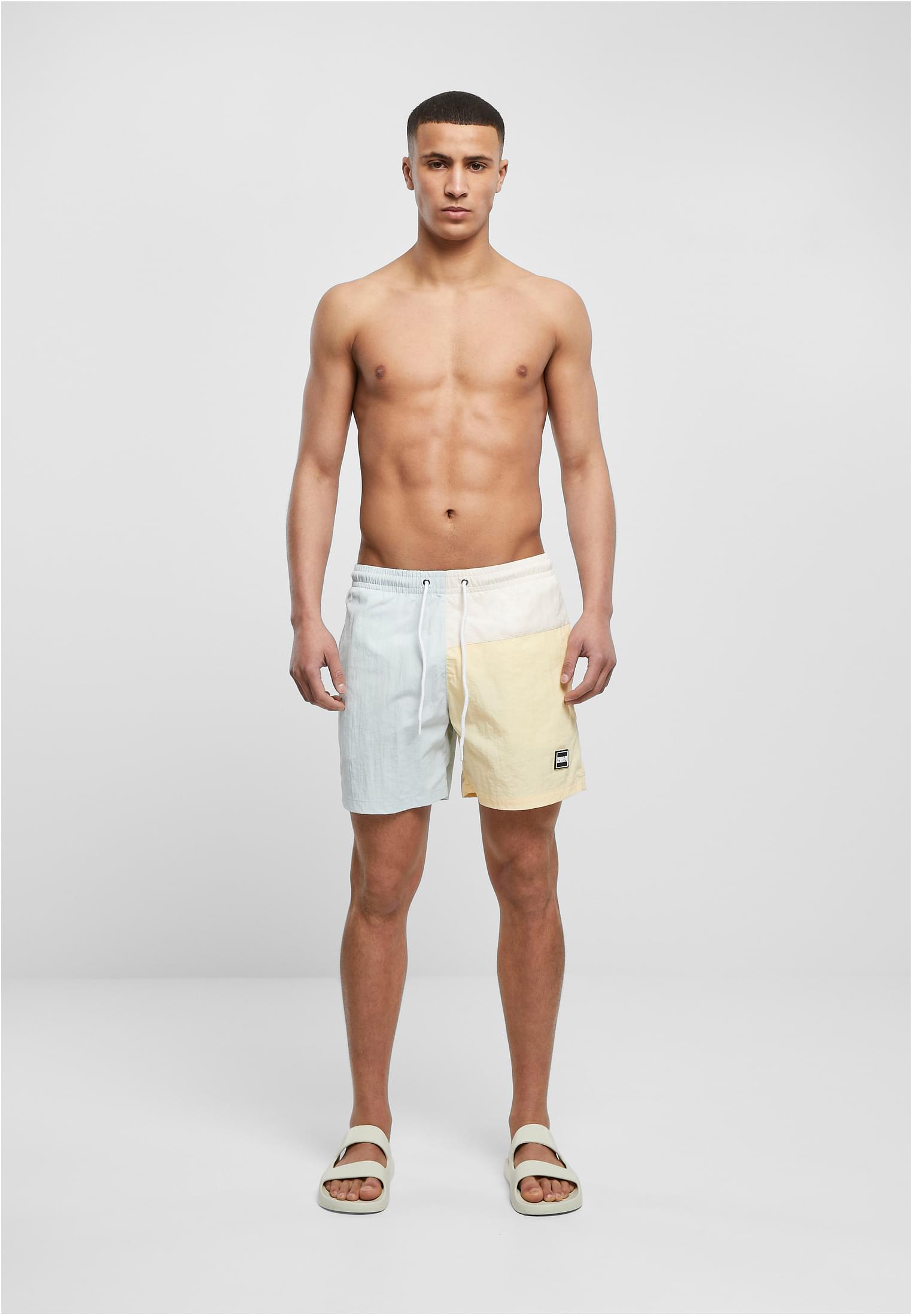 3 Block Swim Shorts | pastelcream