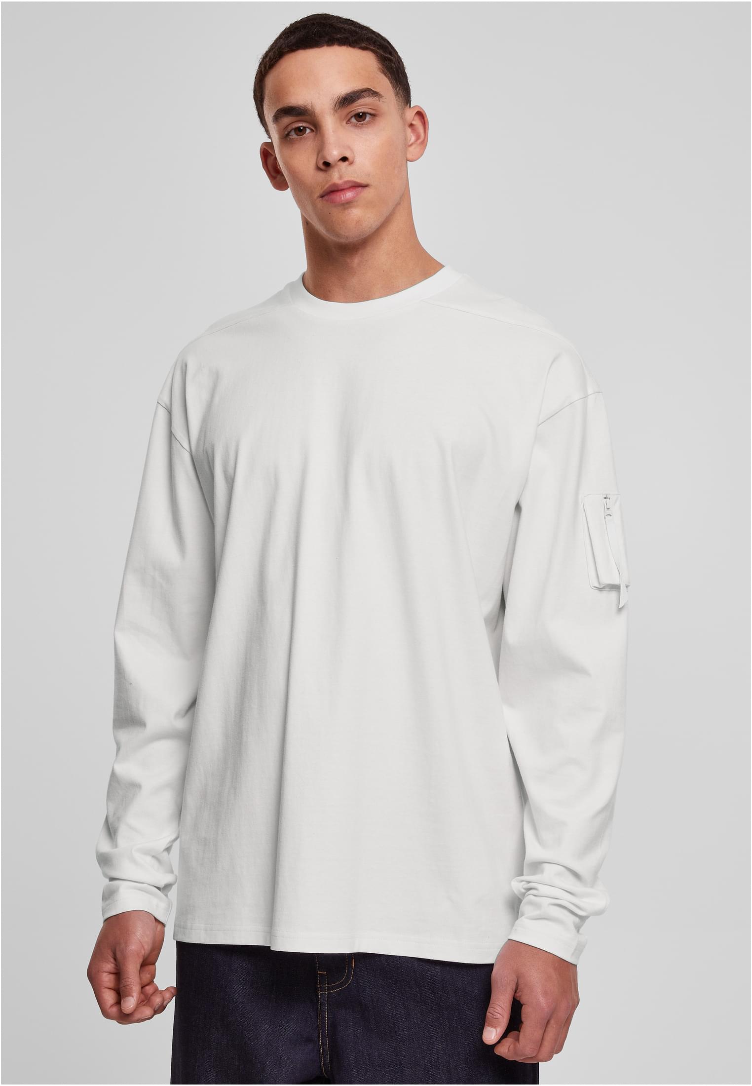 Sleeve Pocket Longsleeve | white