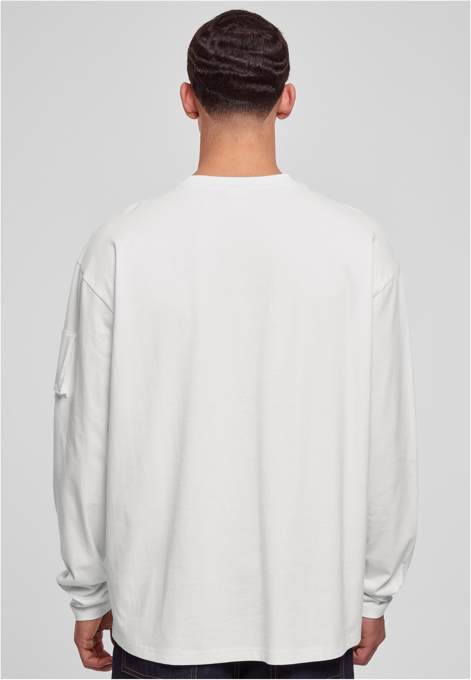 Sleeve Pocket Longsleeve | white