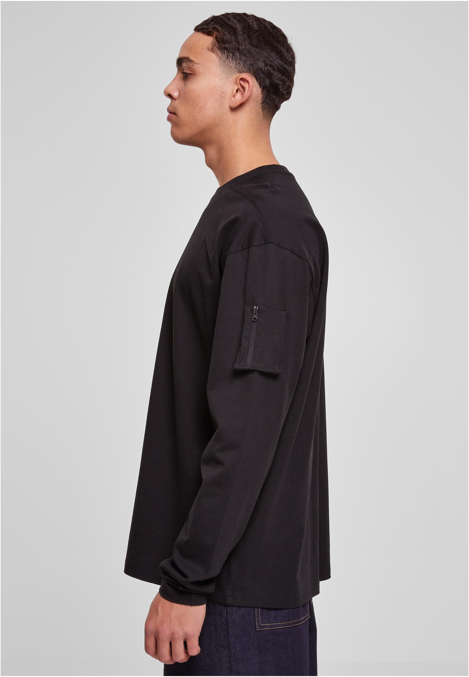 Sleeve Pocket Longsleeve | black