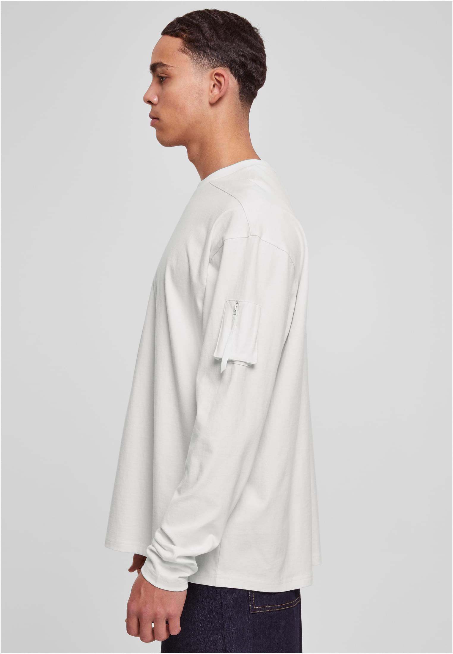 Sleeve Pocket Longsleeve | white