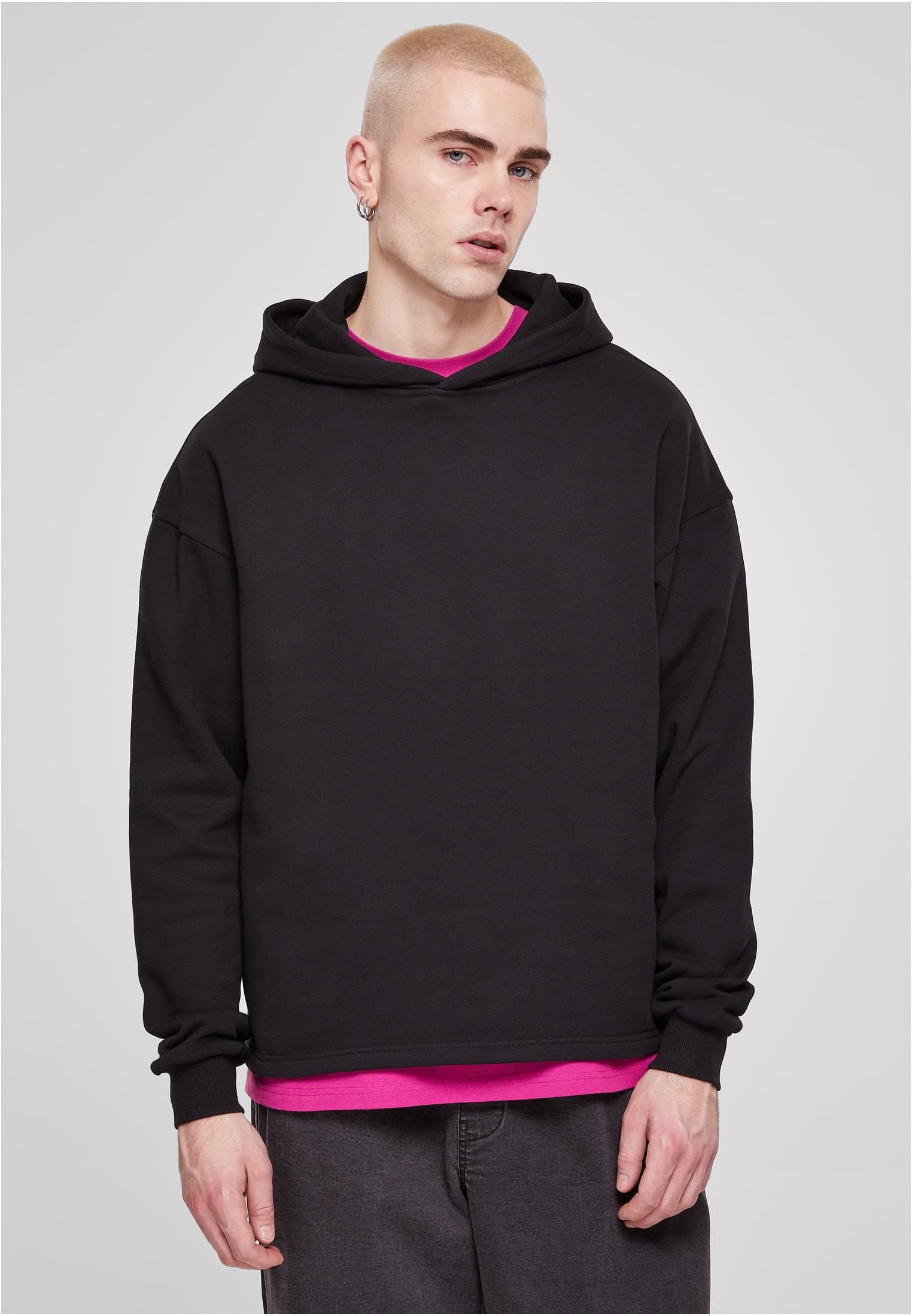 Organic Loose Hoody | black