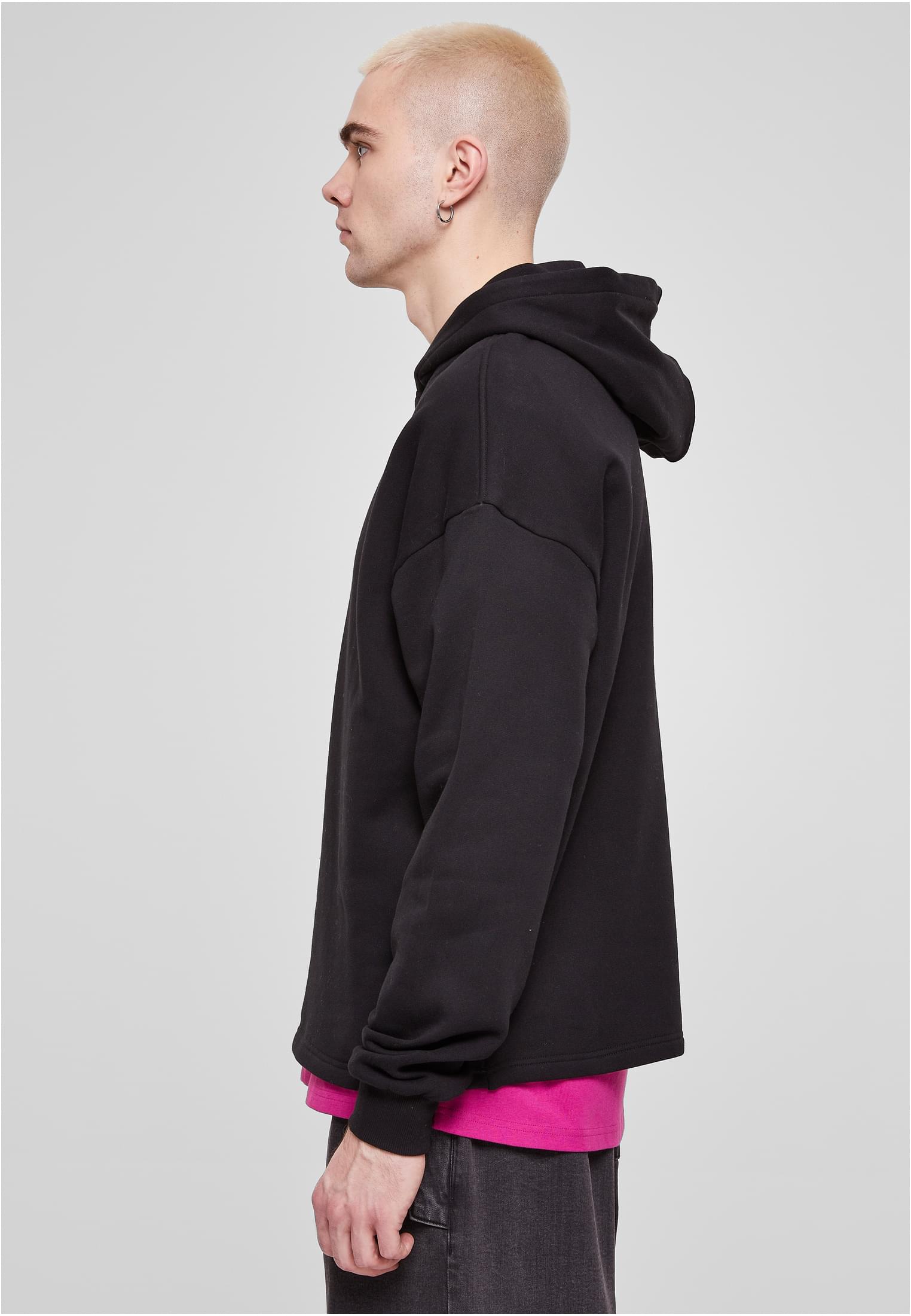 Organic Loose Hoody | black