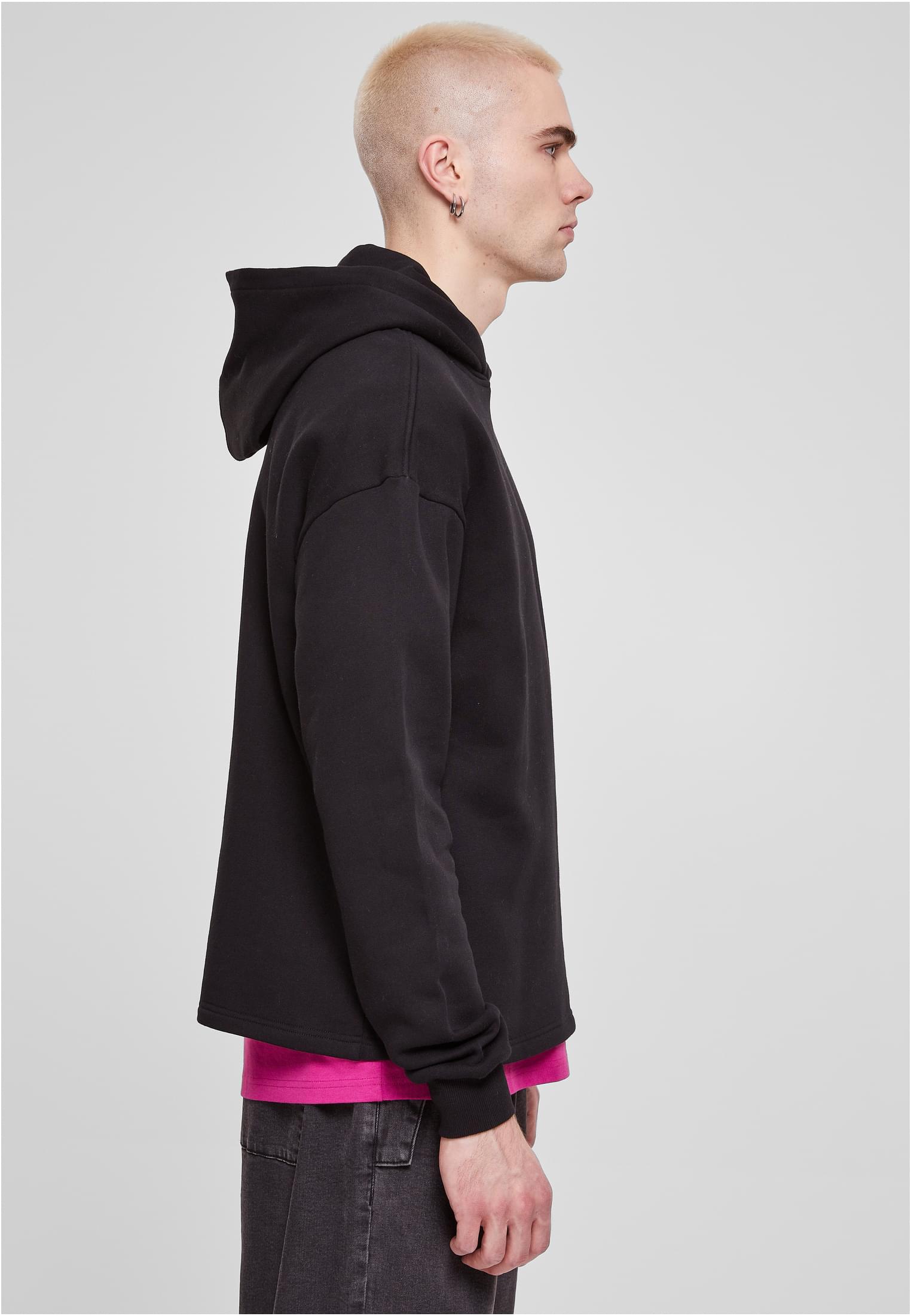 Organic Loose Hoody | black