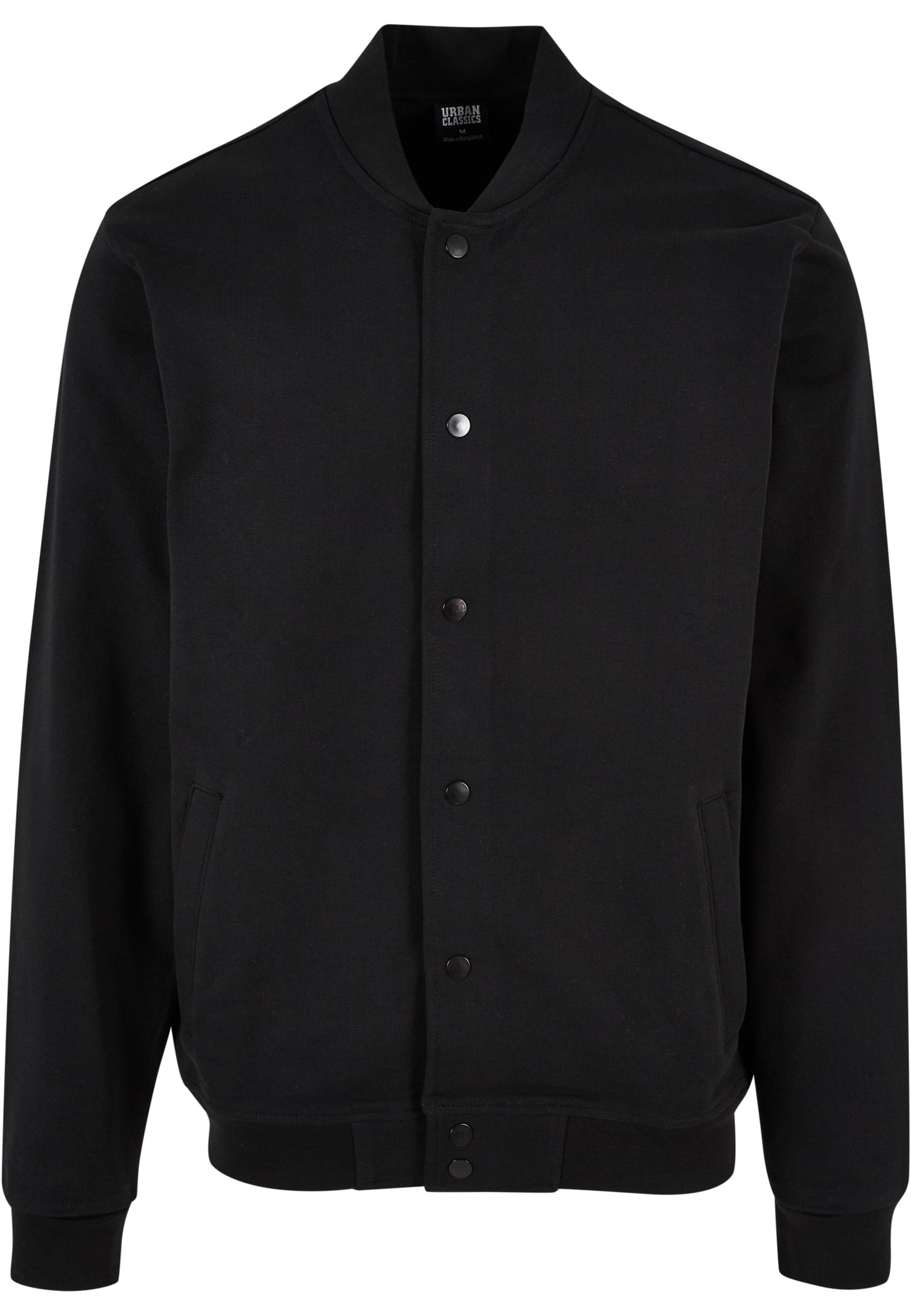 Ultra Heavy Solid College Jacket | black